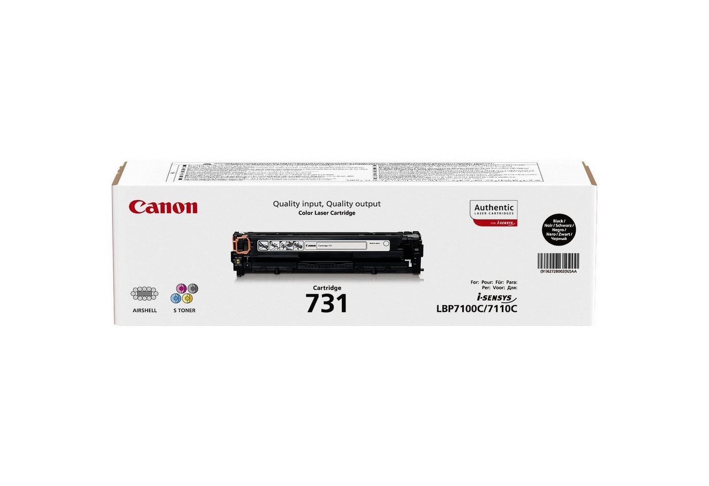 Thumbnail - Canon Tonerkartusche Canon Toner 731BK schwarz