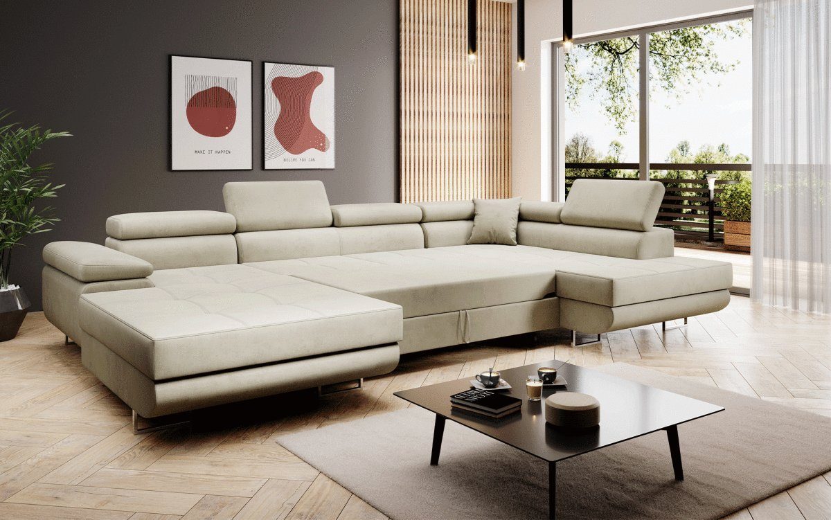Luxusbetten24 Schlafsofa Designer Sofa Lago, mit günstig online kaufen
