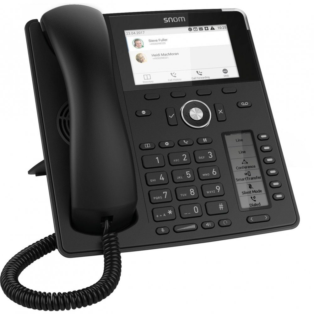 D785 Kabelgebundenes Telefon - Snom Telefon schwarz -