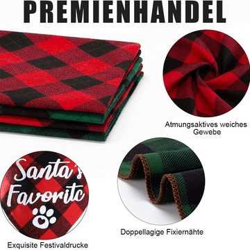 GelldG Hunde-Halsband Weihnachten Hund Bandana, Haustier Halstuch Schal Kopftücher