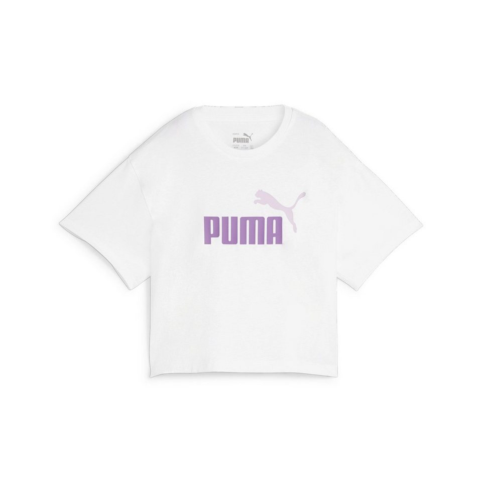 PUMA T-Shirt Mädchen Cropped T-Shirt mit Logo Mädchen