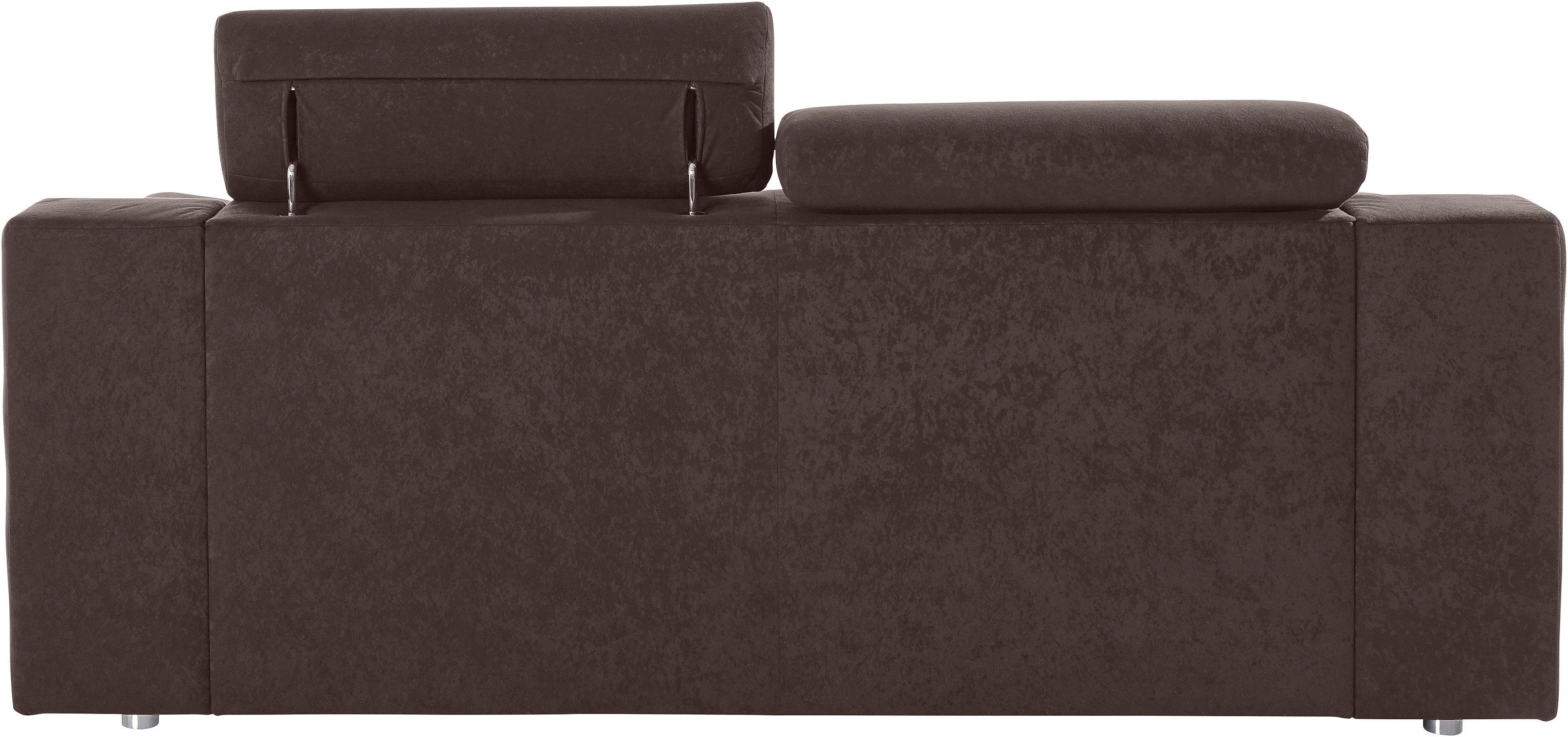 sit&more 3-Sitzer Andiamo, inklusive Kopfteilverstellung