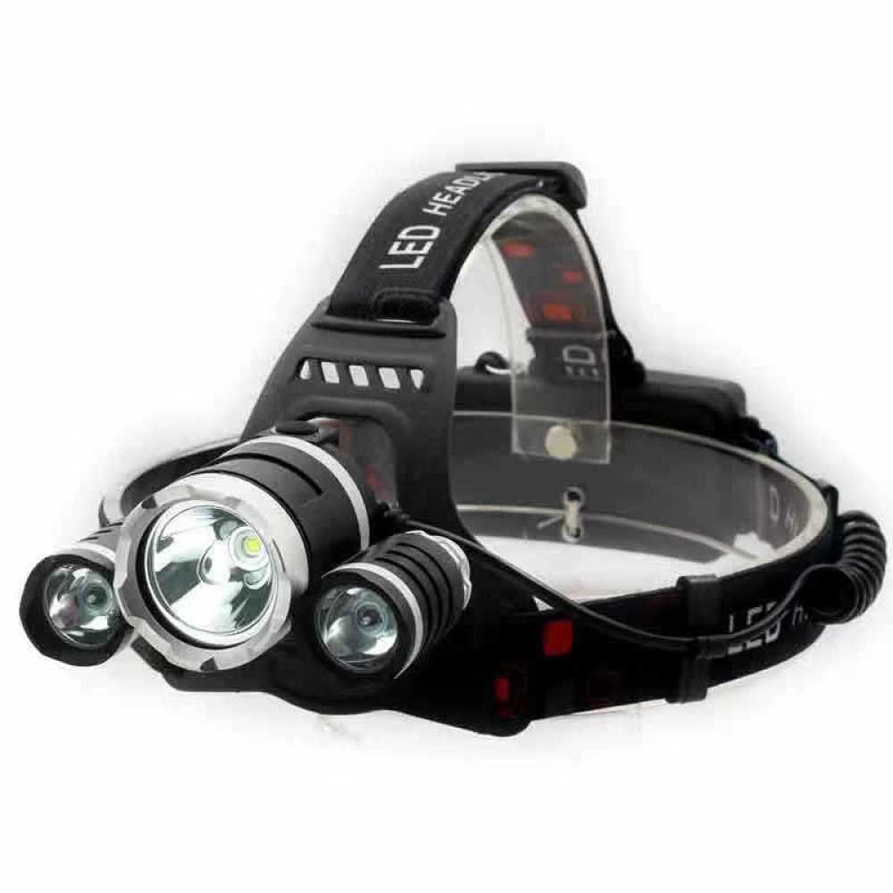 GelldG LED Stirnlampe Stirnlampe, Super heller Kopflampe 4 Modi, USB Stirnlampe