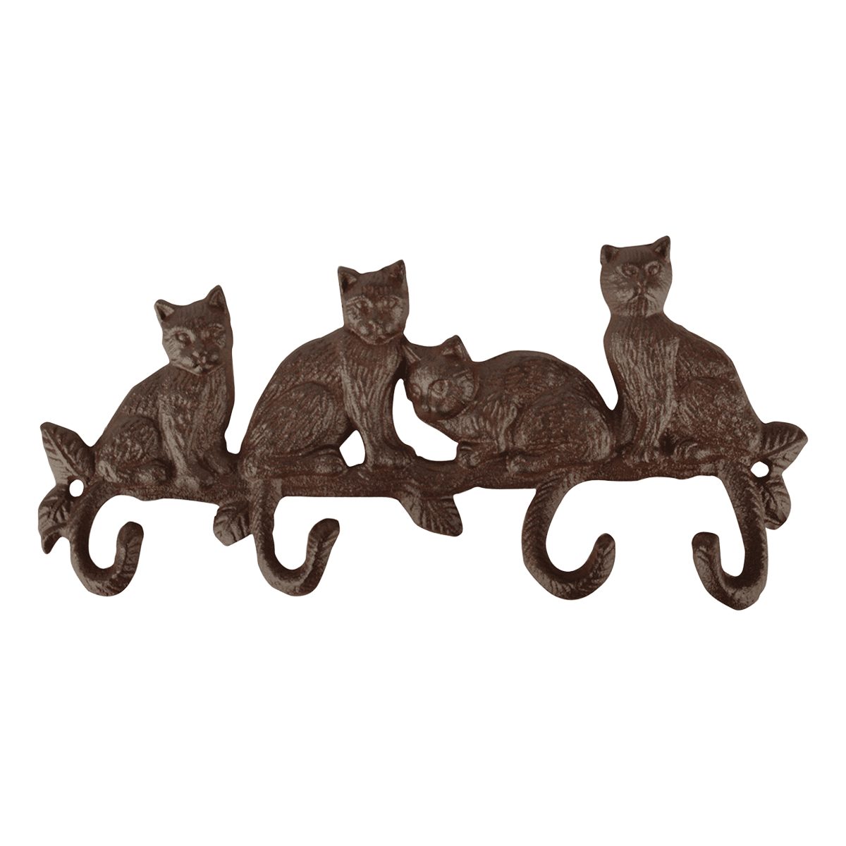 esschert design Wandhaken 4er-Haken »Katzenschwanz«.