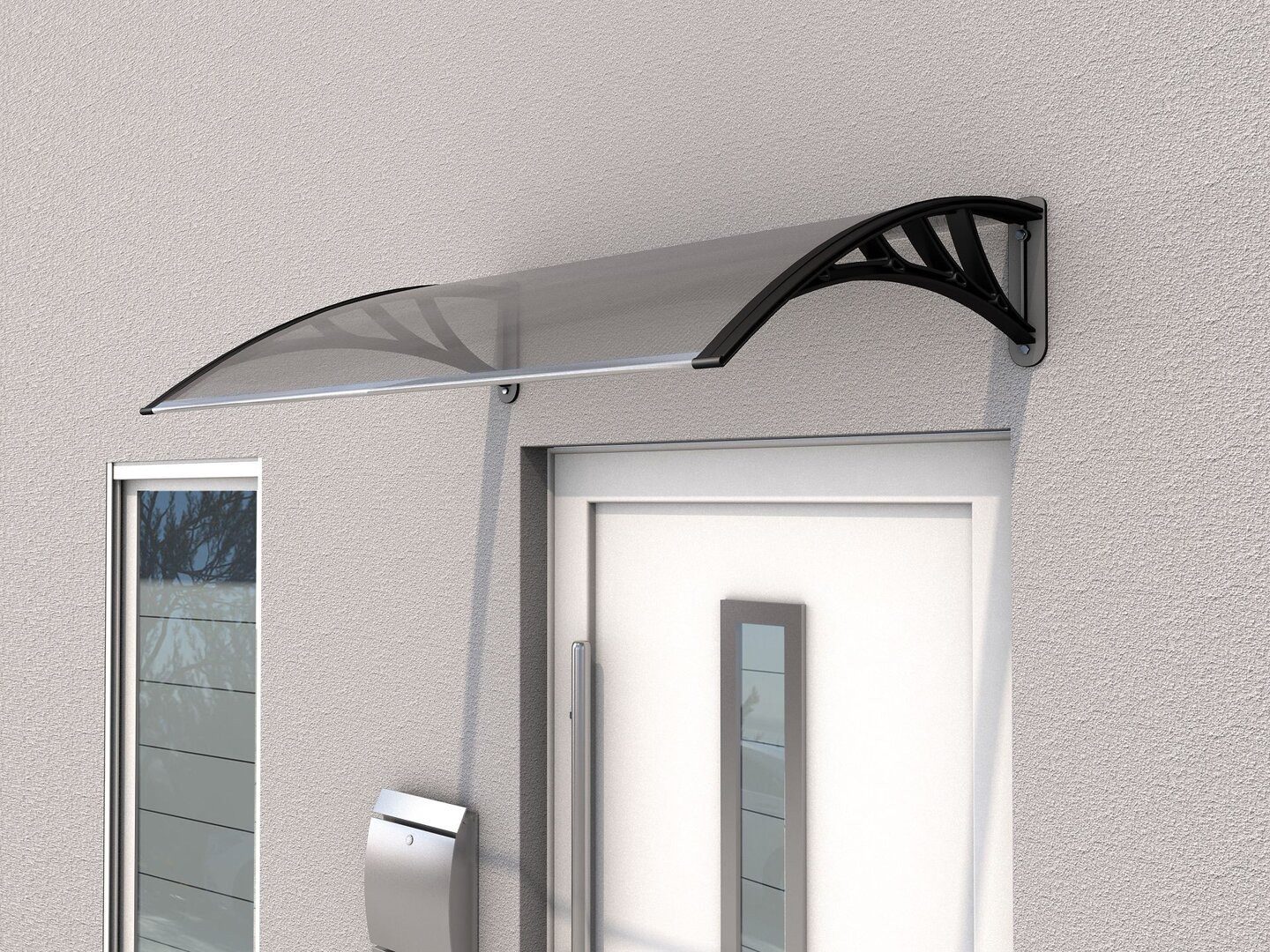 Starhome Pultvordach Eco für Haustüre / Überdachung / Maße: 120 x 80 x 35 cm