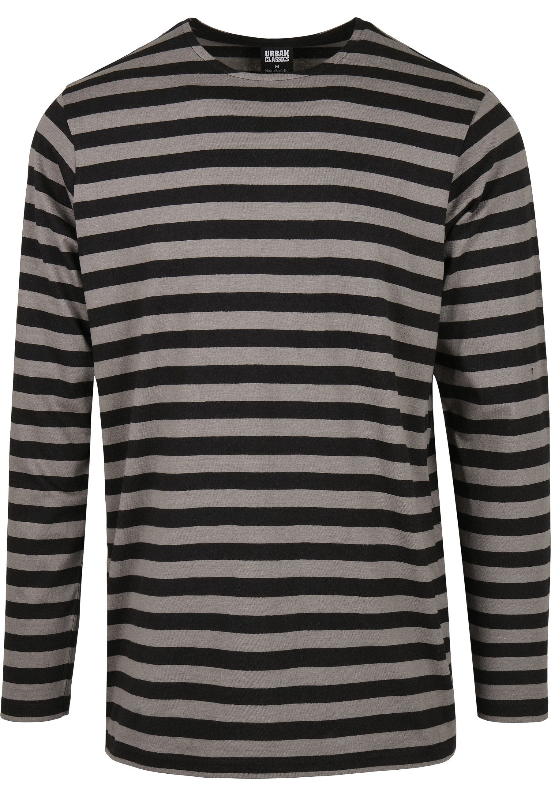 URBAN CLASSICS Langarmshirt Urban Classics Herren Regular Stripe LS (1-tlg)