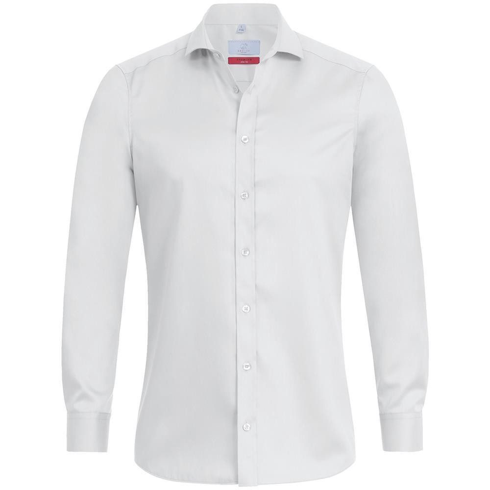 GREIFF Langarmhemd Greiff Corporate Hemd PREMIUM Herren OEKO TEX® Weiß