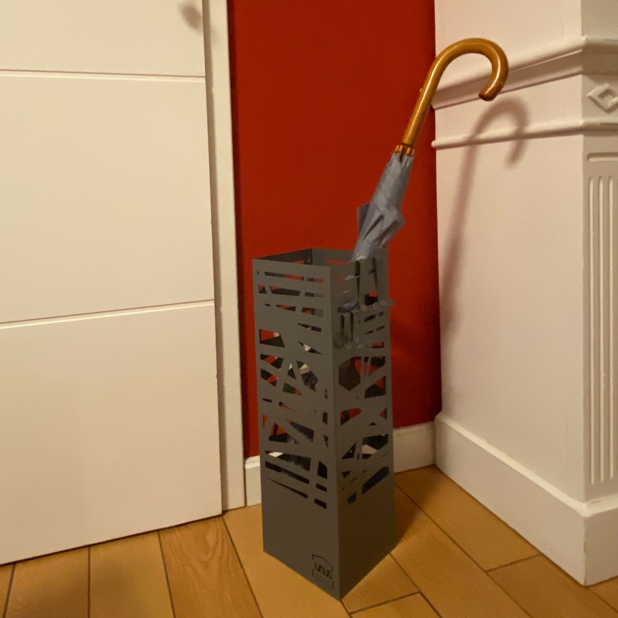 UNUS HOME Schirmständer mit Abtropfschale, abstraktes Muster (49x16x16cm (H günstig online kaufen