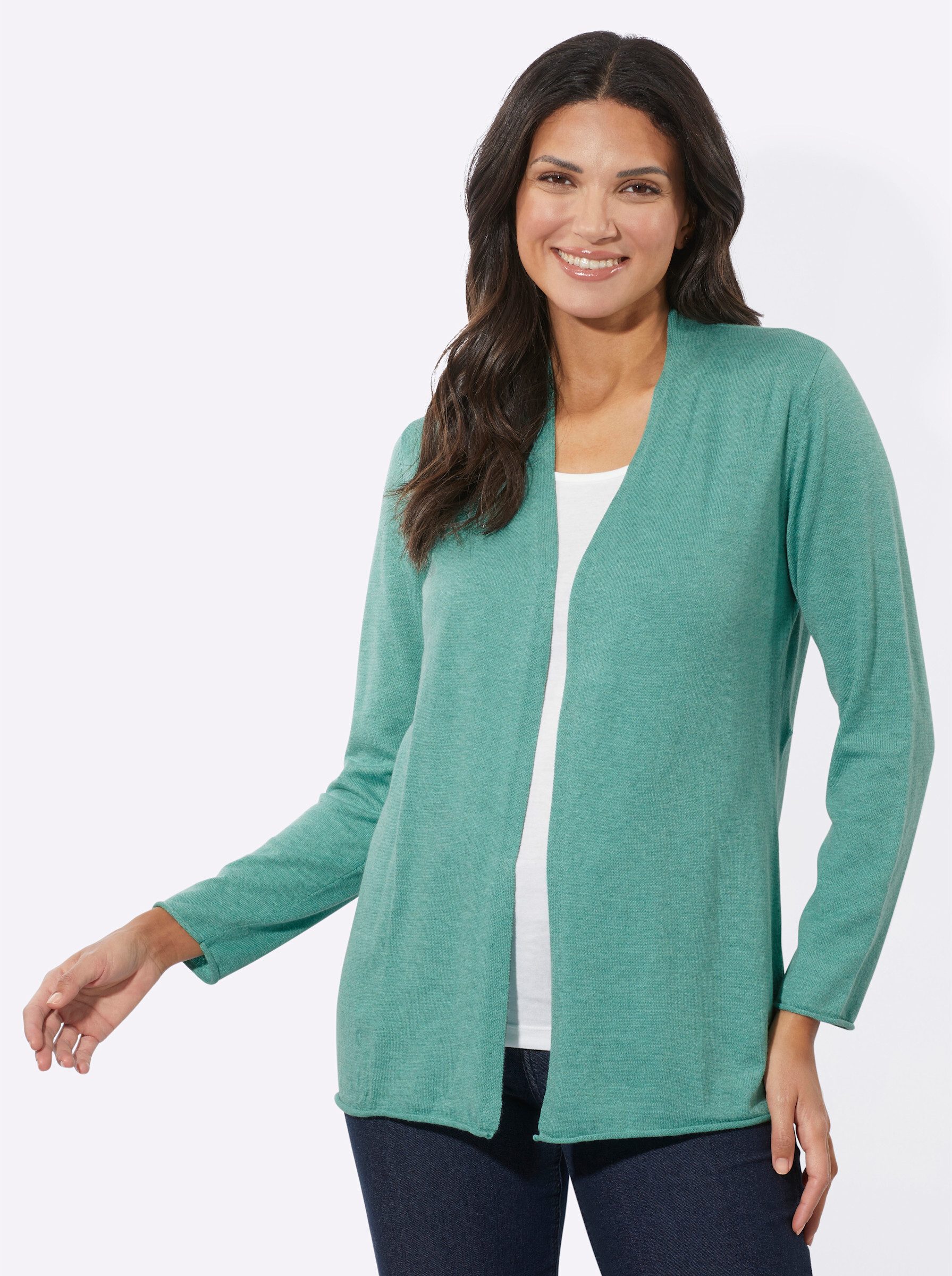 Sieh an! Strickjacke Strickjacke Langarm günstig online kaufen