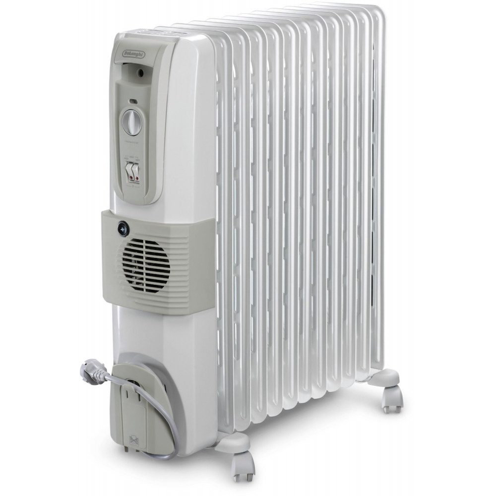 De'Longhi Ölradiator KH771230VM Öl-Radiator für Räume bis 75 m³ Weiß