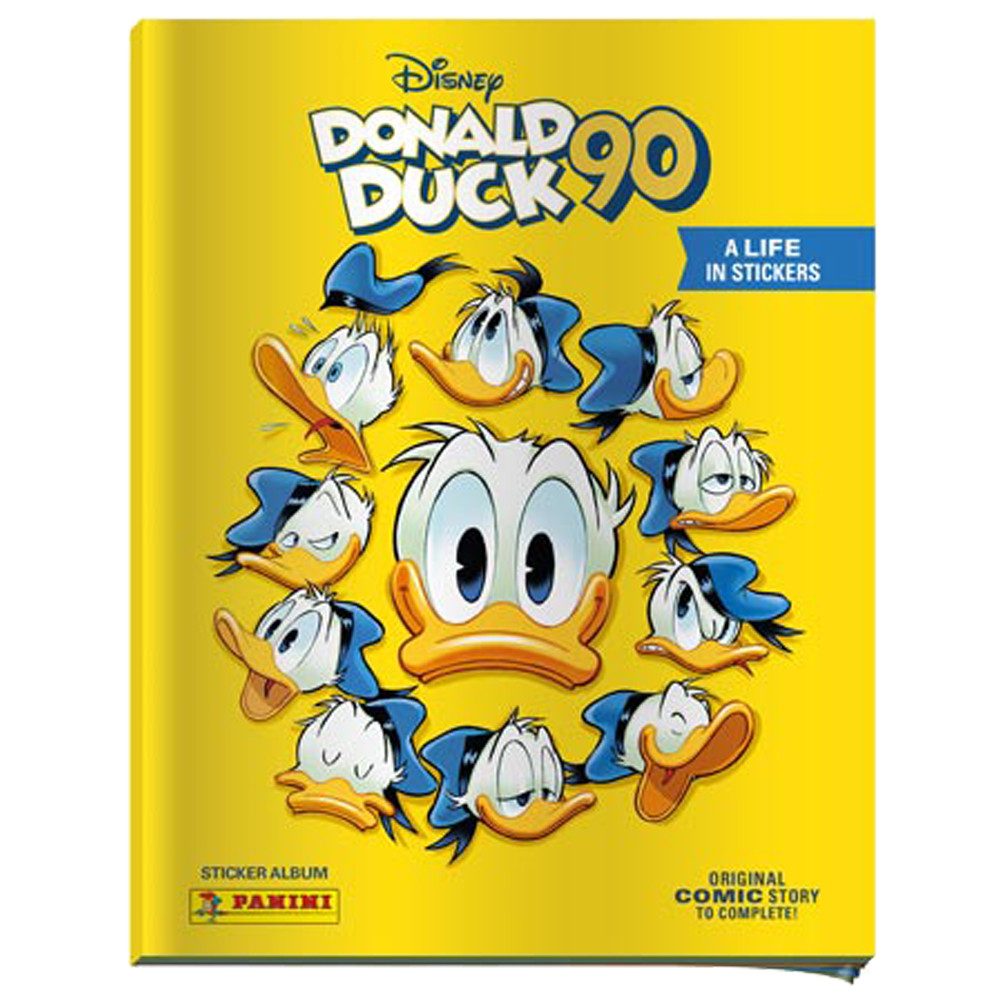 Disney Bücher-Adventskalender Donald Duck - 90 Jahre - Sammelsticker - 1 Sammelalbum