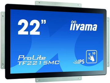 Iiyama TF2215MC-B2 55.9CM 22IN IPS TFT-Monitor (1920 x 1080 px, Full HD, 14 ms Reaktionszeit, IPS, Touchscreen, Eingebautes Mikrofon, HDCP, Kopfhörerbuchse)