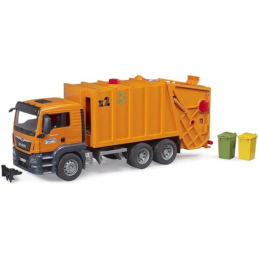 MAN Spielzeug-Müllwagen MAN Modellfahrzeug - TGS Müll-LKW - orange günstig online kaufen