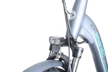 smartEC E-Bike City-Fahrrad Damen Pedelec 28 Zoll CitX-7NS, 7 Gang Shimano Schaltwerk, Nabenschaltung, Mittelmotor, 540,00 Wh Akku, Batterie, Unterstützung 25 km/h Rücktrittbremse 100km Reichweite Anfahrhilfe