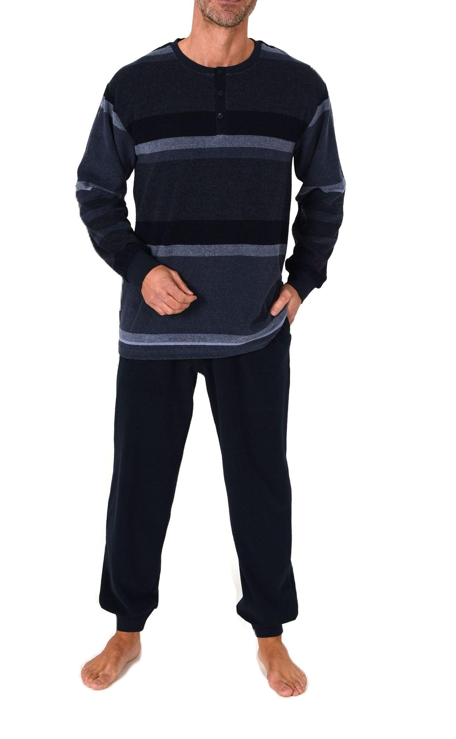 Normann Pyjama Herren Schlafanzug Pyjama lang in Frottee Qualität– auch in günstig online kaufen