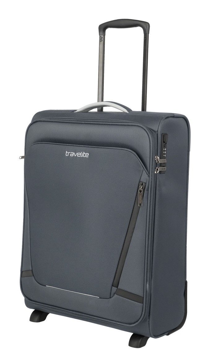 travelite Handgepäck-Trolley JETPACK Multi 2 Cabin Handgepäck Koffer, 2 Rollen, Weichgepäck, passend für Ryanair, Condor und viele gängige Airlines