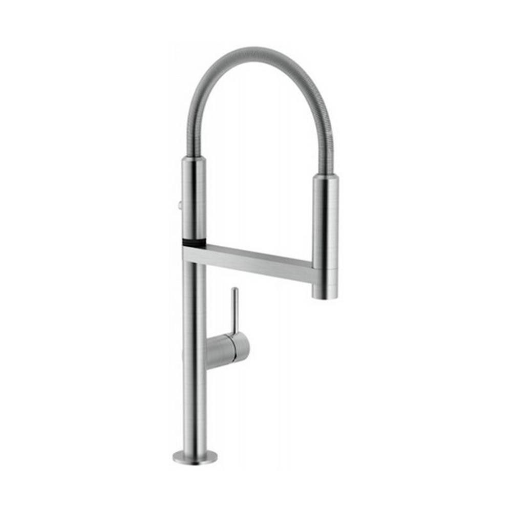 Systemceram Küchenarmatur Einhebelmischer Move Edelstahlfinish