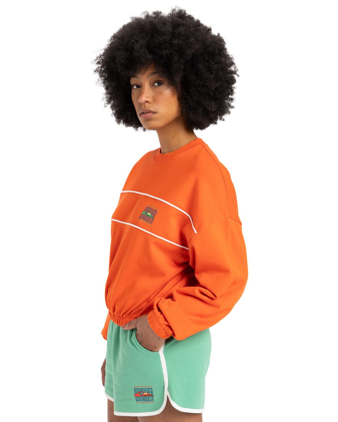 Quiksilver Sweatshirt Crop Over