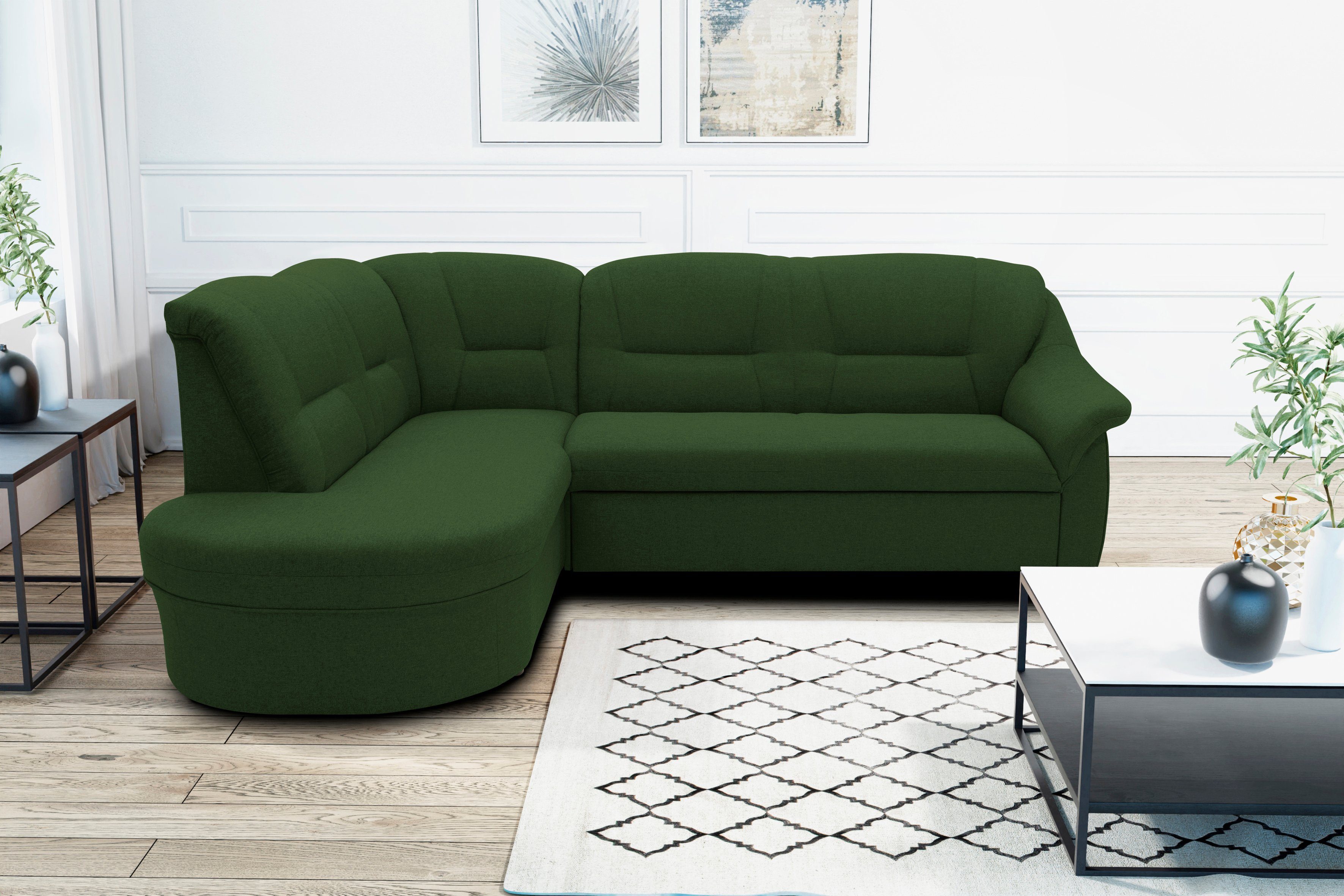 DOMO collection Ecksofa Faenza für kleine günstig online kaufen