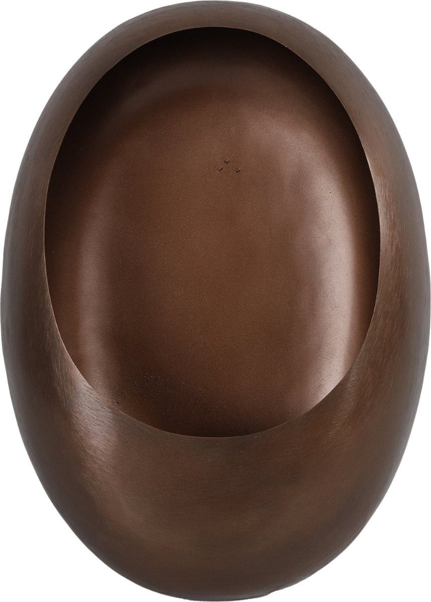 Countryfield Hängewindlicht Kerzenhalter Teelichthalter EGGY M aus Metall in Dunkelbraun Hängend