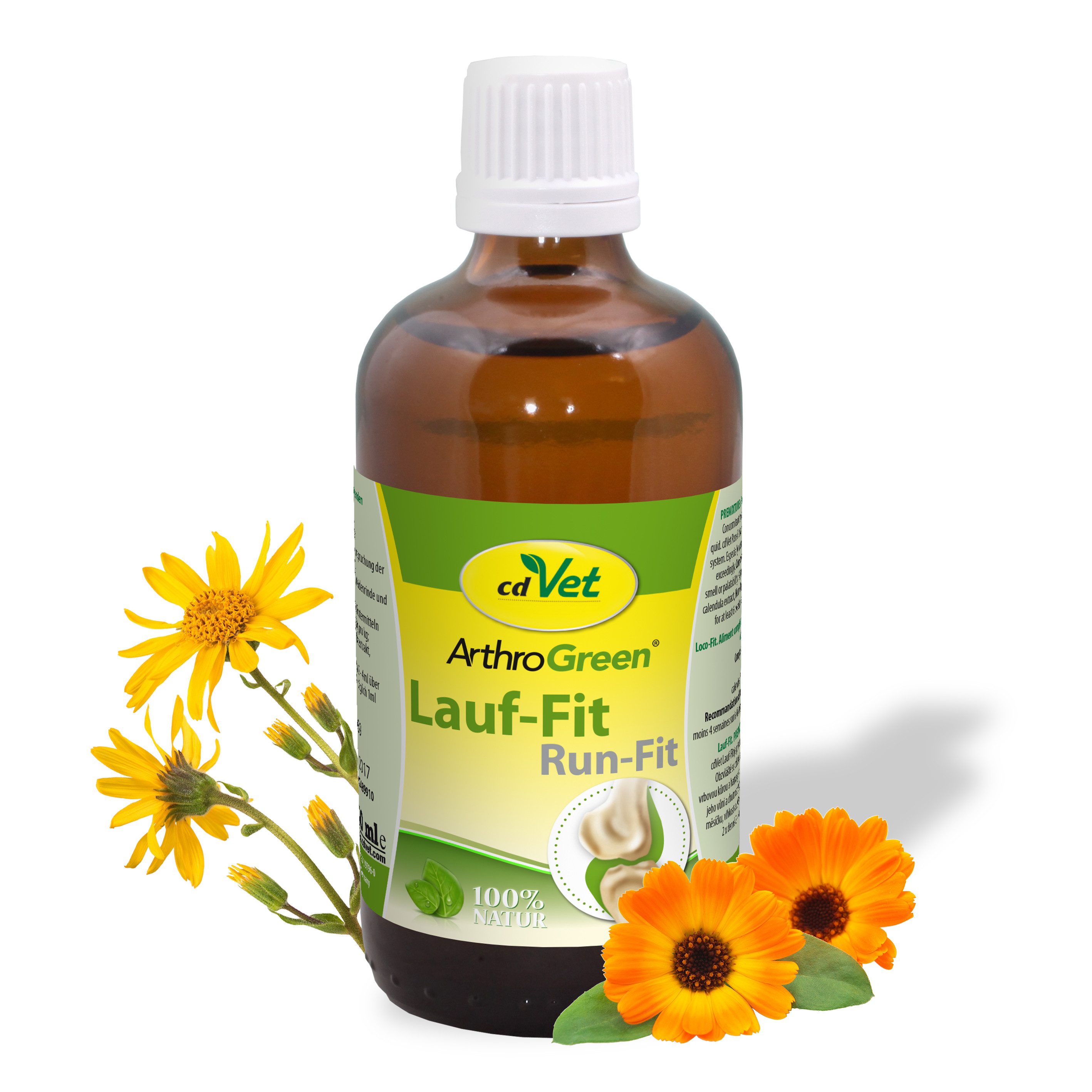 cdVet ArthroGreen Lauf-Fit, Ergänzungsfutter für: Hunde, Katzen, Pferde, 100% Natur