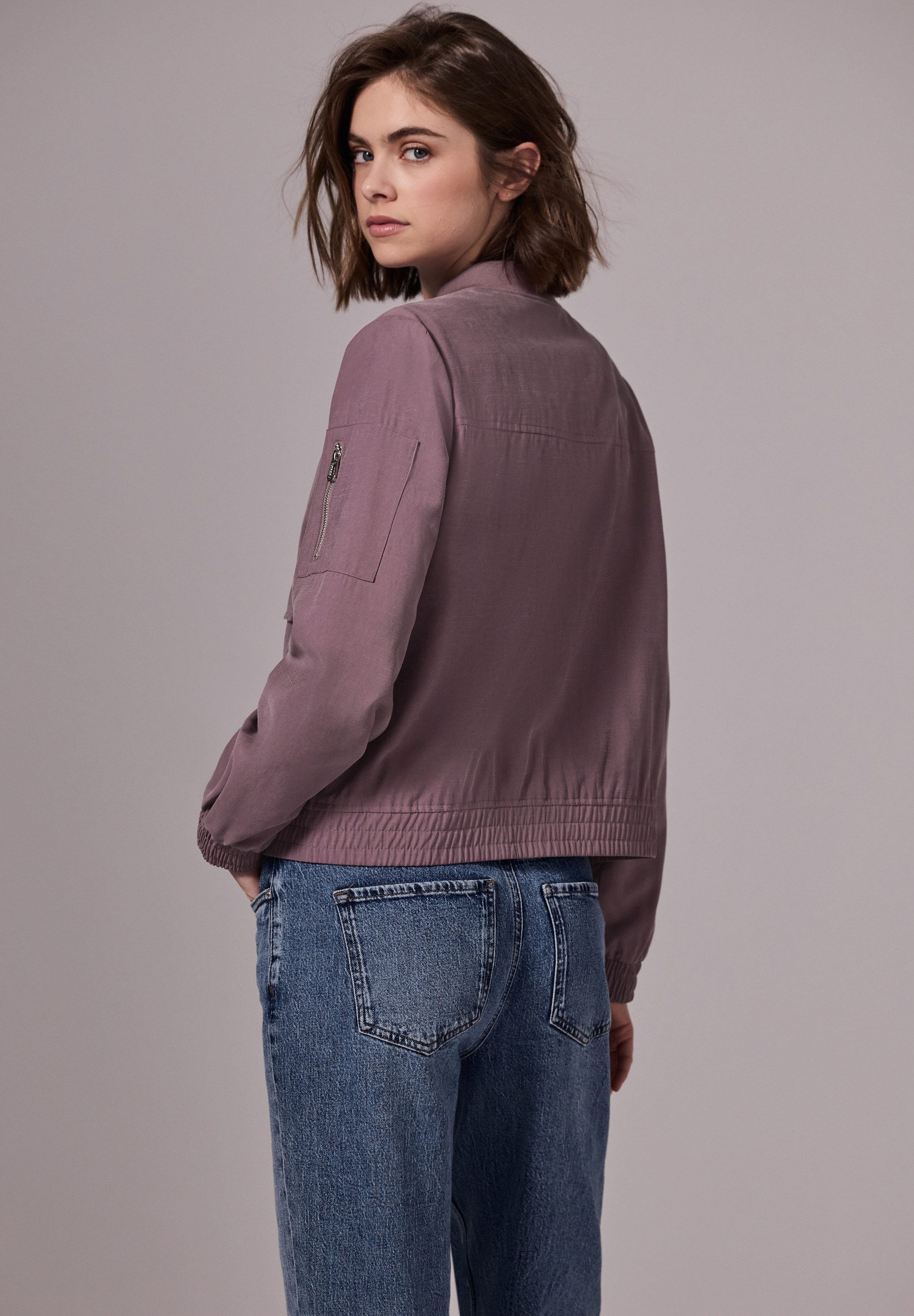 STREET ONE STUDIO Blouson, ohne Kapuze, mit Elastiksaum günstig online kaufen