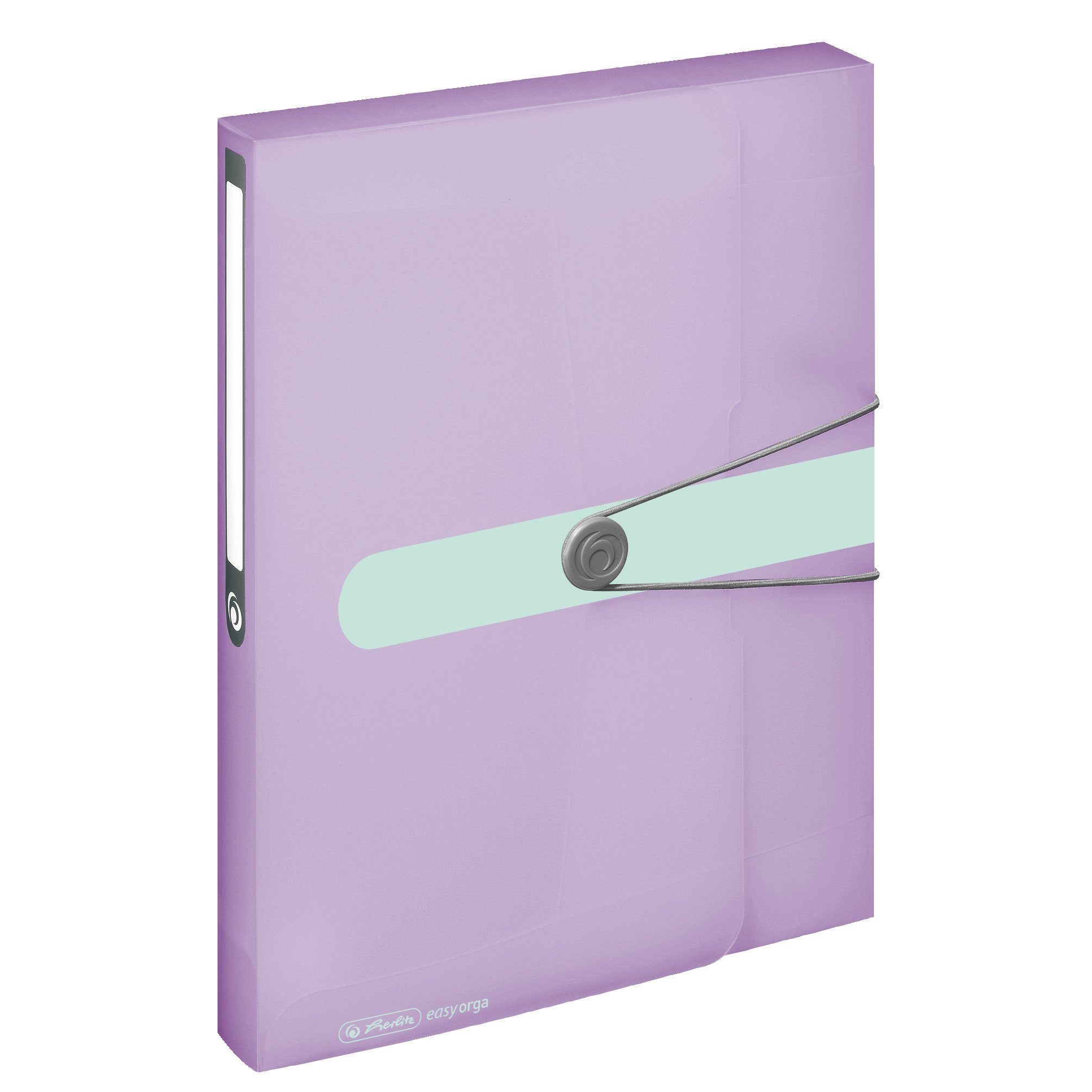 Herlitz Organisationsmappe Herlitz Sammelbox / Heftbox / DIN A4 / Farbe: transparent flieder