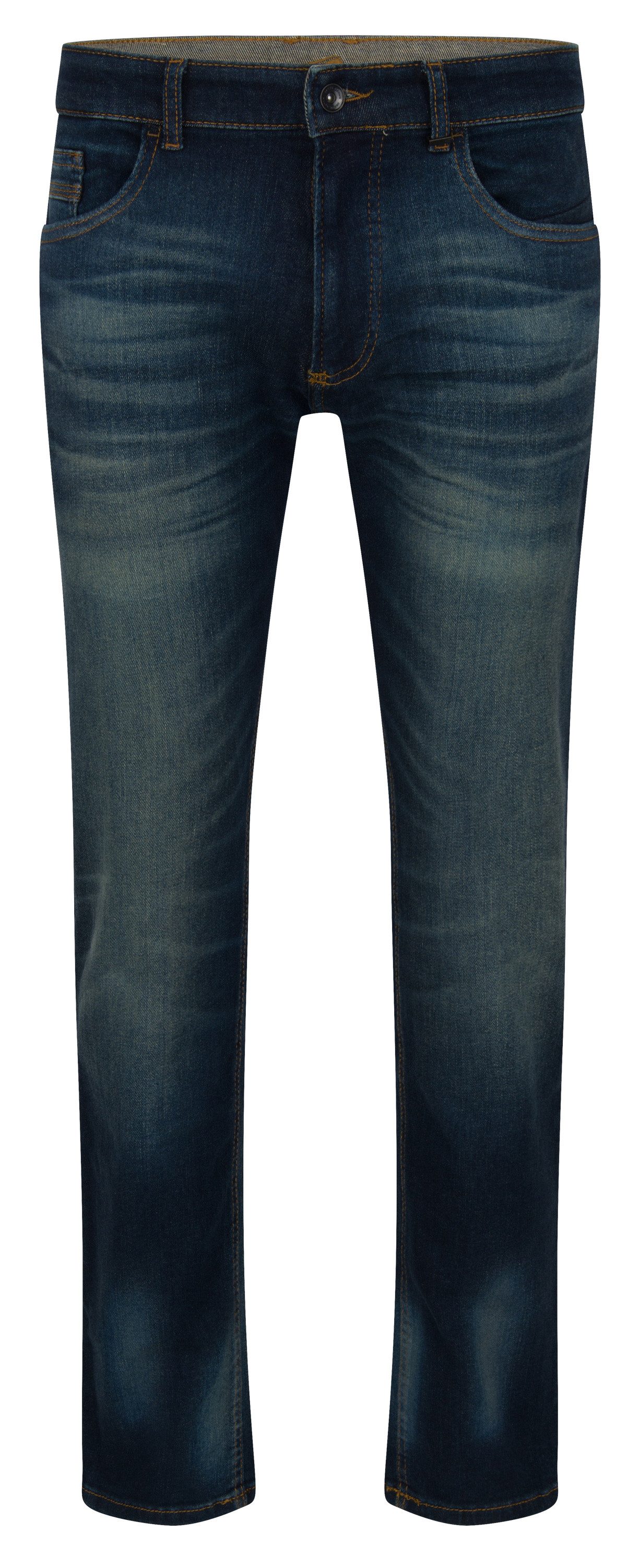 5-Pocket-Jeans CAMEL ACTIVE MADISON dark blue used buffies 488885 6D02.47