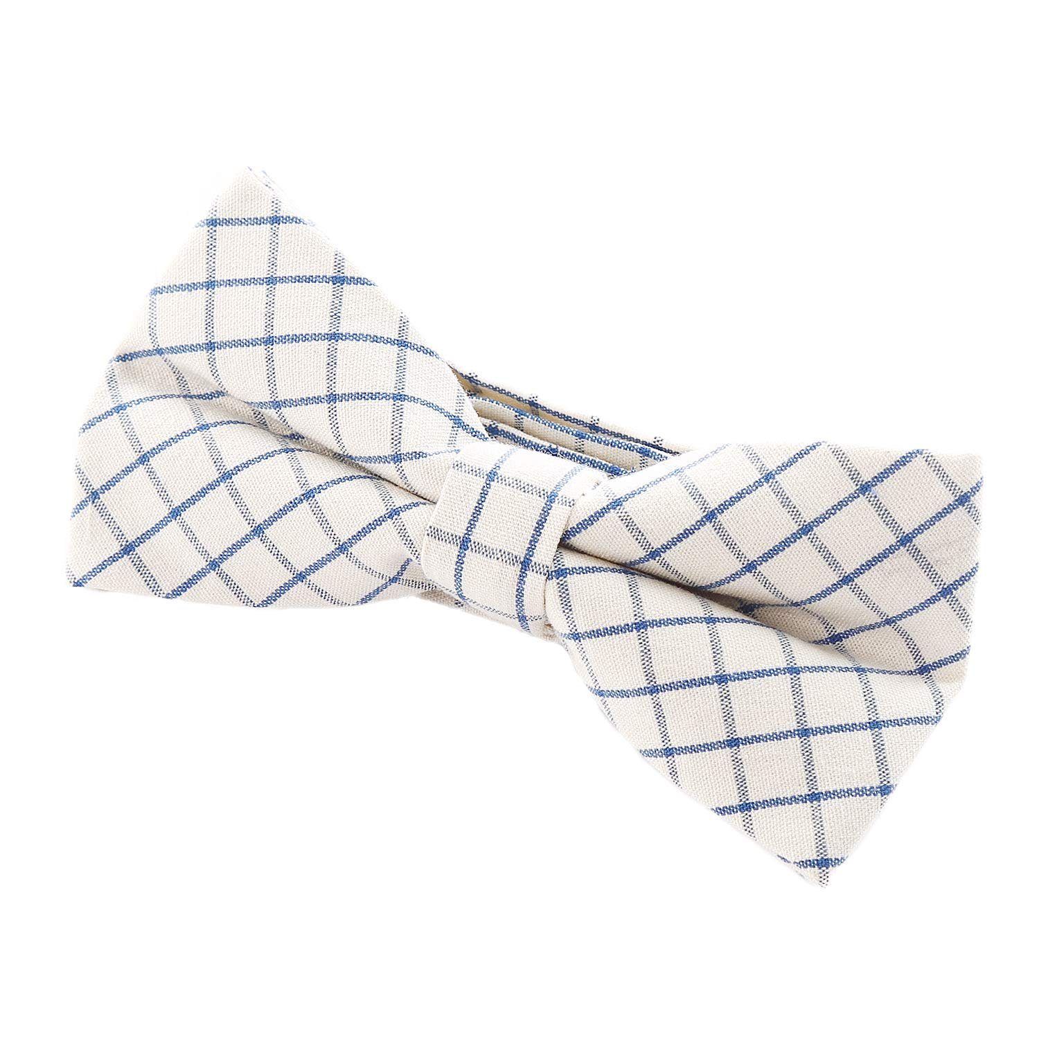 DonDon Fliege Fliege Schleife 12 x 6 cm Karos (Packung, 1-St) bereits gebunden, verstellbar, kariert