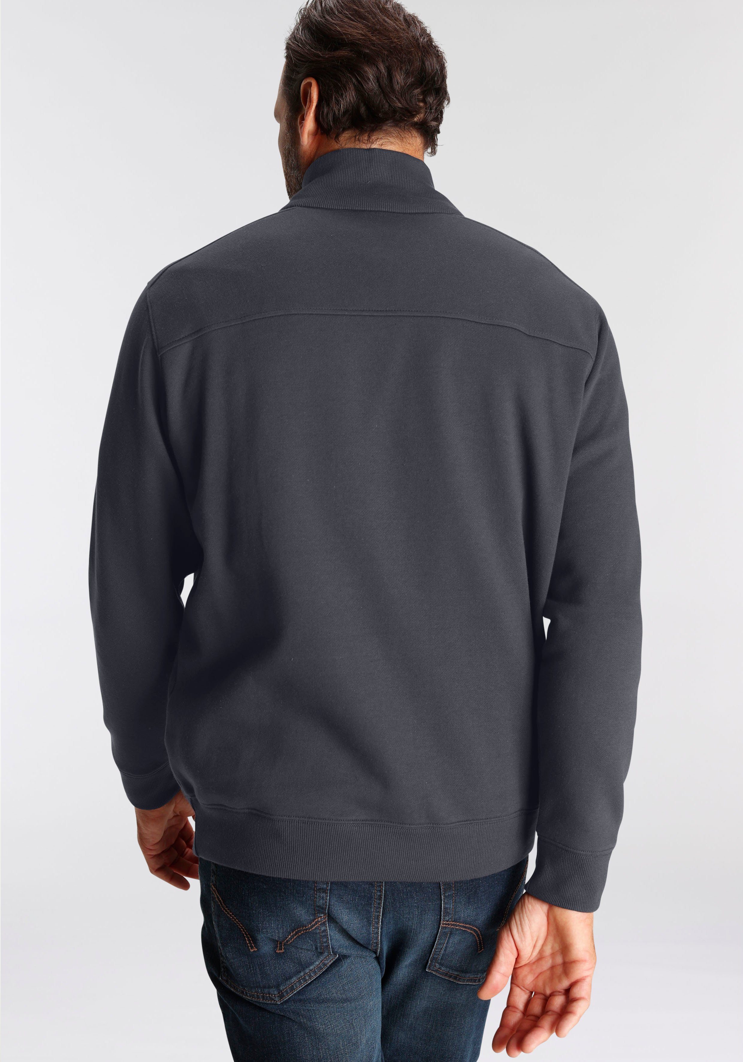 Man's World Sweatshirt mit Troyerkragen, normale Passform, auch in großen Größen – Bild 4 von 5