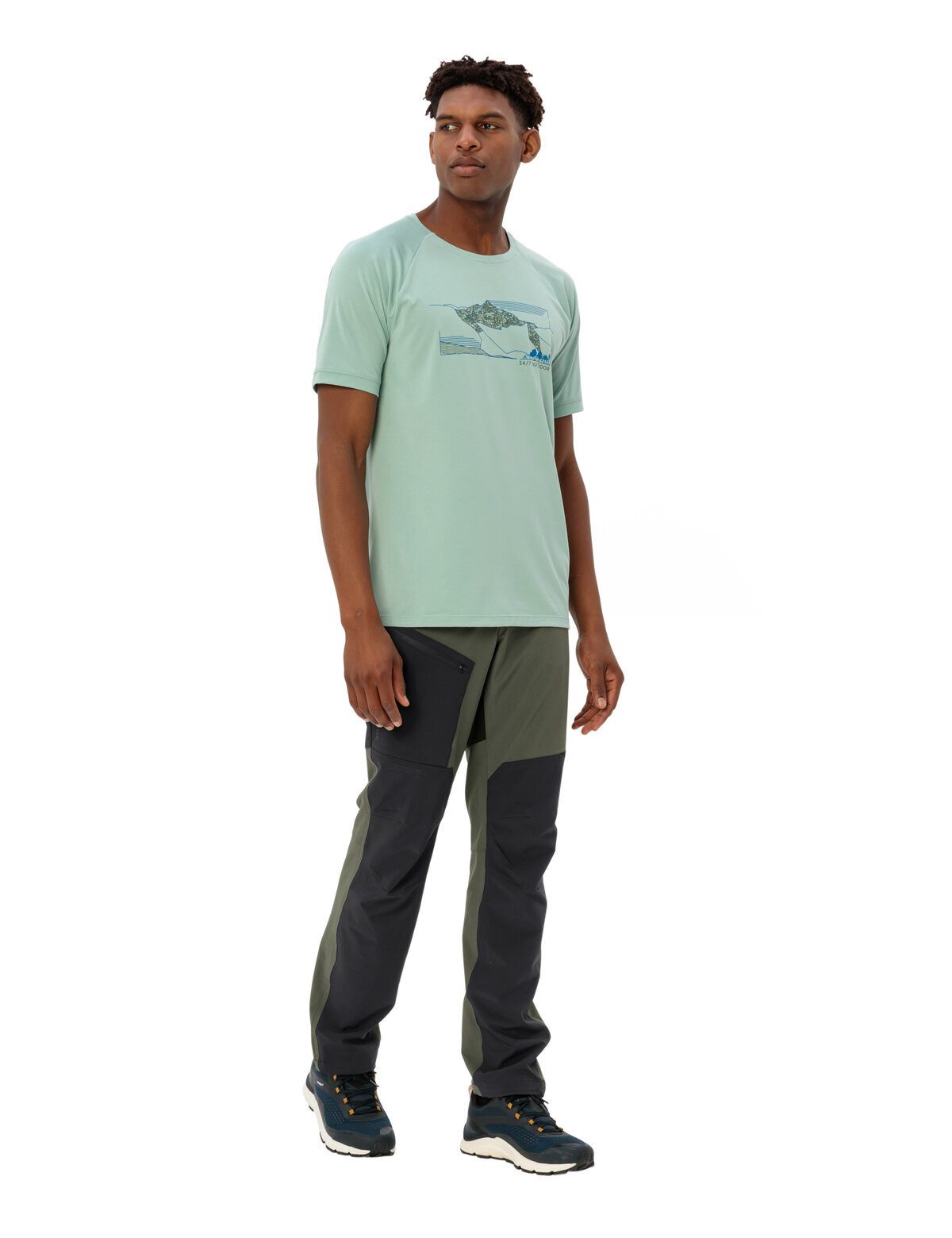 VAUDE Funktionshose Men's Elope Pants (1-tlg) schnellstrocknende und strapazierfähige Outdoor-Hose