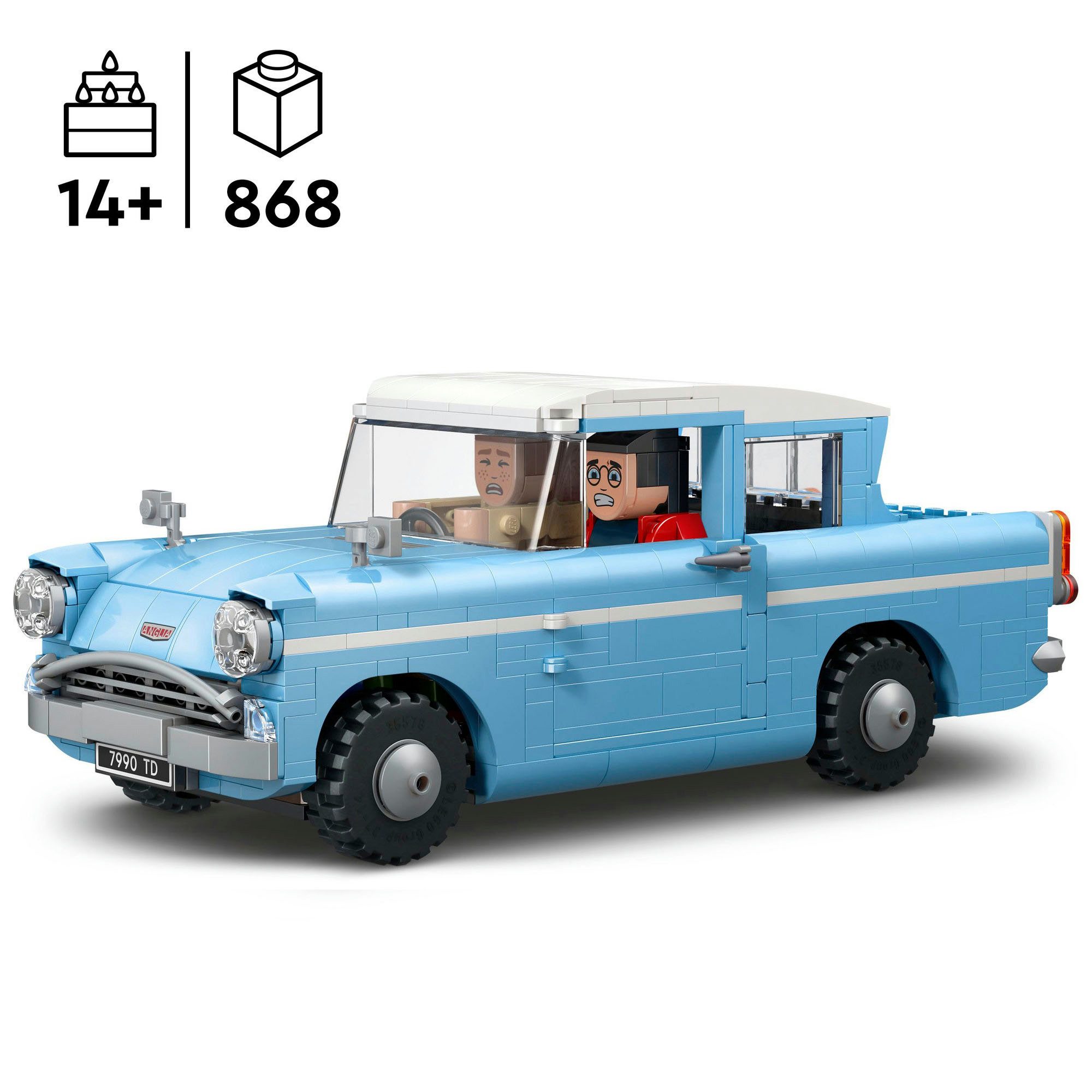 LEGO® Fliegender Ford Anglia (76470), LEGO Harry Potter Konstruktionsspielsteine, (868 St), Made in Europe