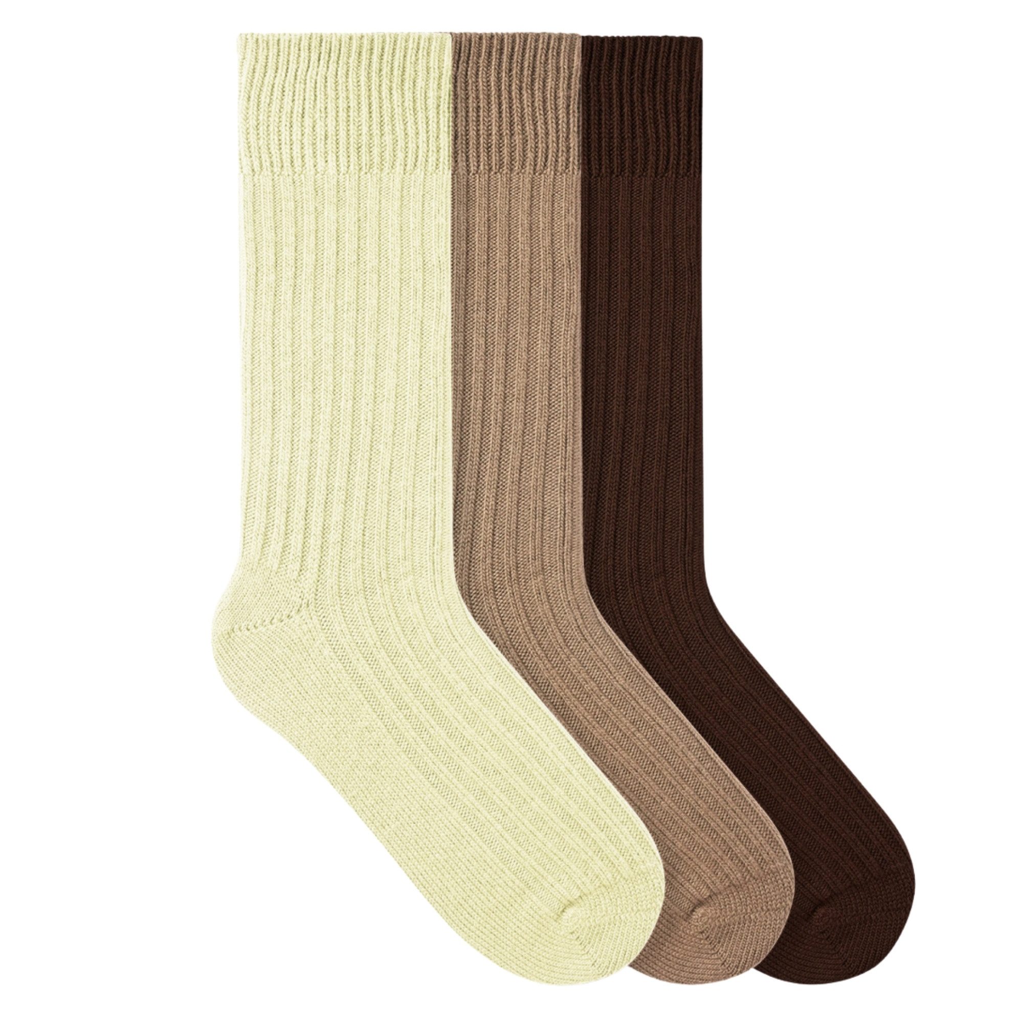 von Jungfeld Socken Merino Set Wolle 35-46 Unisex (3-Paar, 3 Paar) Winter Thermosocken Damen & Herren Wandersocken aus Merinowolle