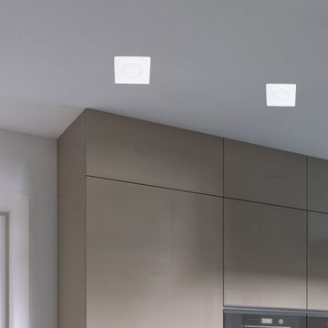 etc-shop LED Einbaustrahler, LED-Leuchtmittel fest verbaut, Warmweiß, Einbaustrahler Deckenlampe Wohnzimmerlampe Einbauspot