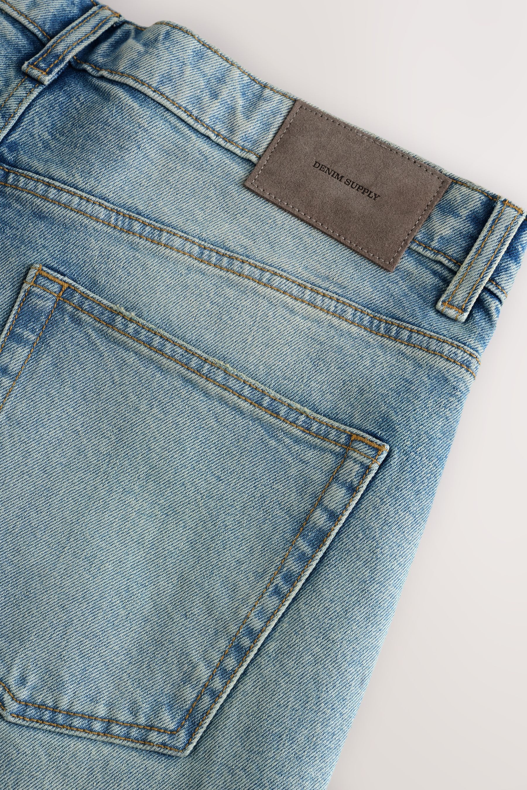 Next Straight-Jeans Authentic Straight Fit Stretchjeans, Vintage-Look (1-tlg)