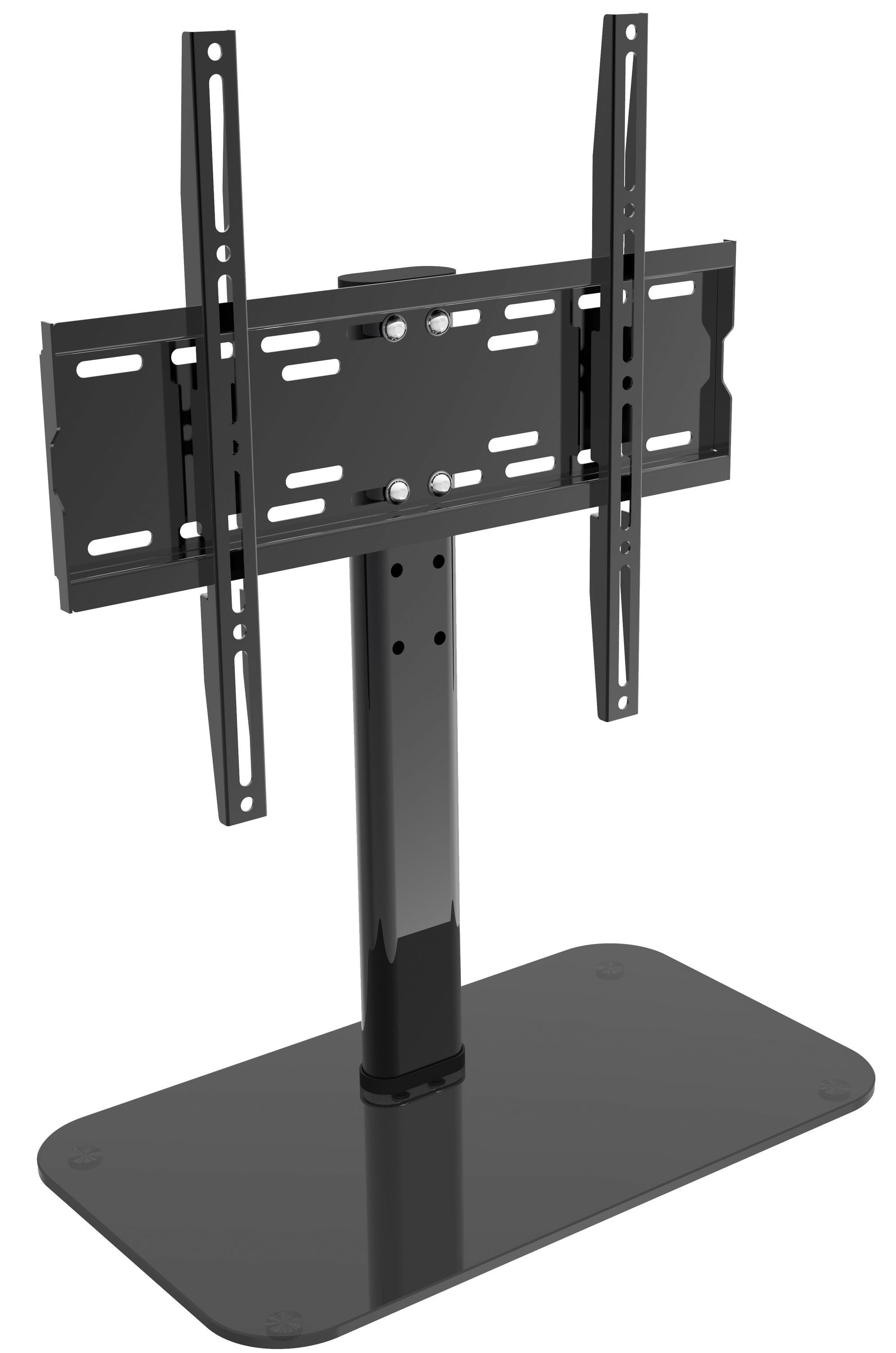 my wall TV-Standfuß HP2BL, (bis 55 Zoll, TV Ständer mit gutem Stand aus Sicherheitsglas)