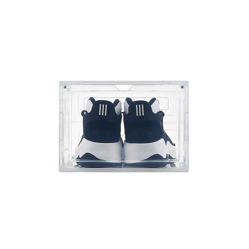 Jormftte Schuhbox »Schuhkarton, transparente Schuhaufbewahrung Box, faltbare staubdichte Kunststoff-Schuhbox, 25 x 34 x 18,2 cm, Schuhorganizer Aufbewahrungsbox«