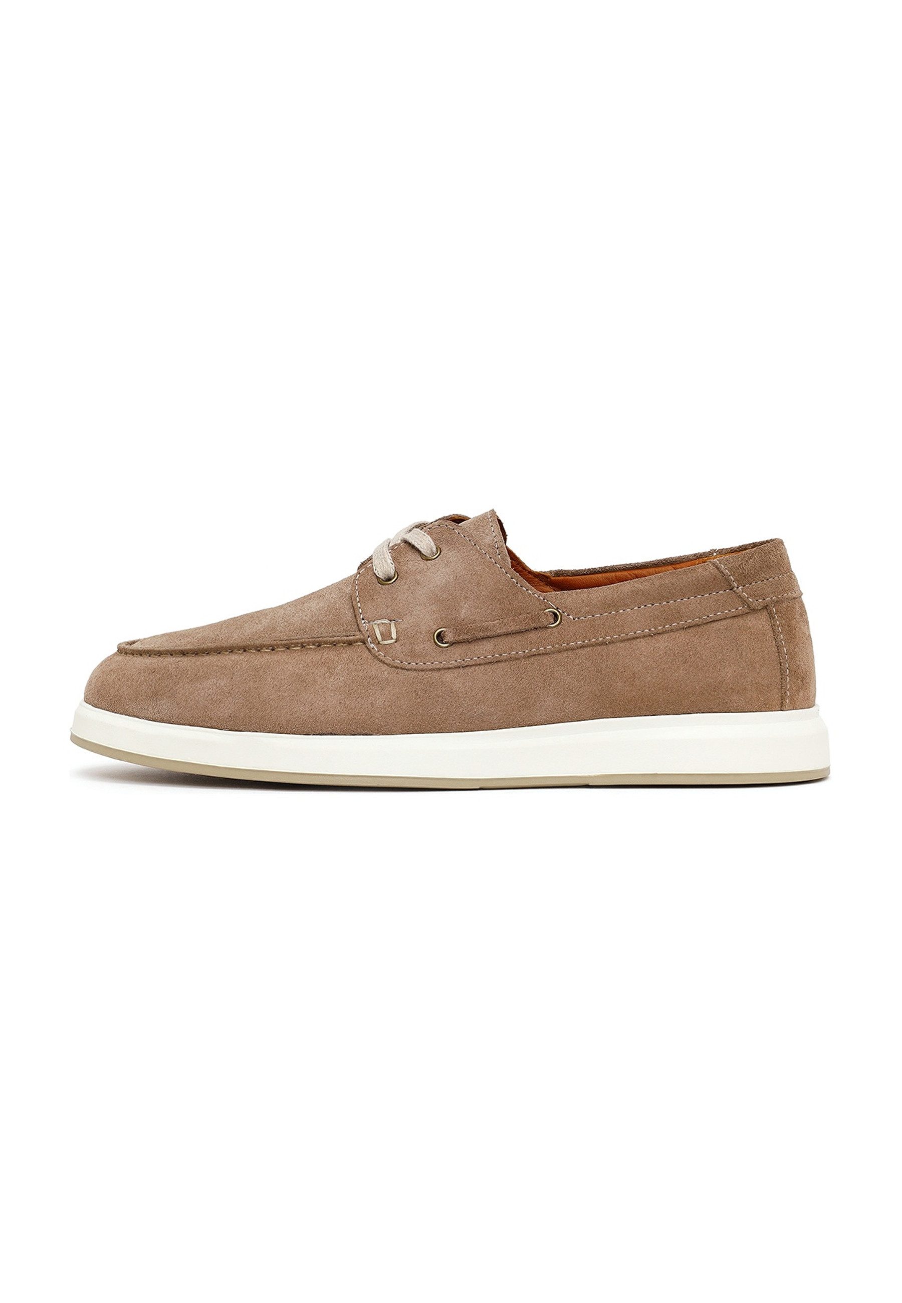 Derimod Lässige Schnürschuhe aus Veloursleder Schnürschuh