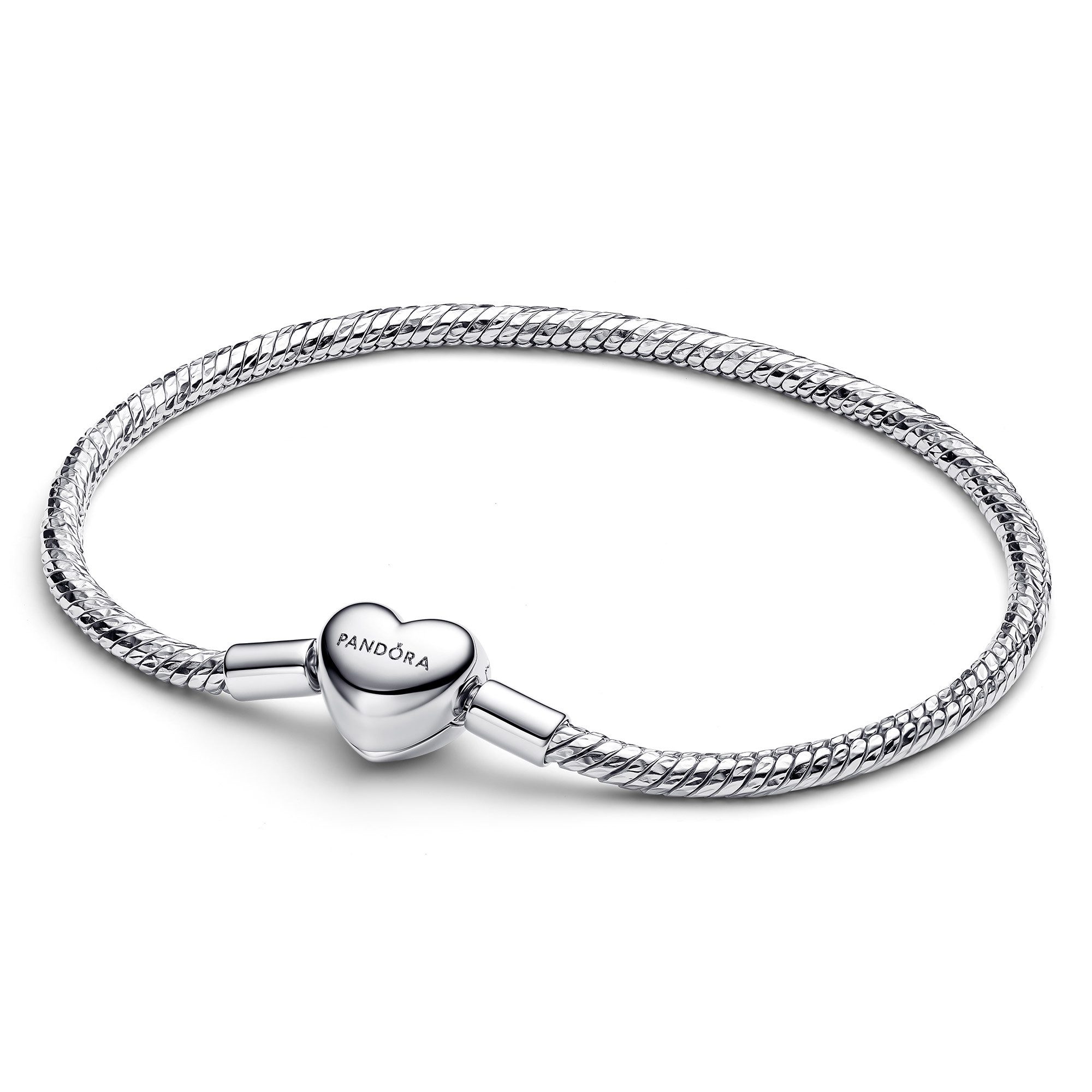 Pandora Charm-Armband DamenFacettiert mit verschluss Silber