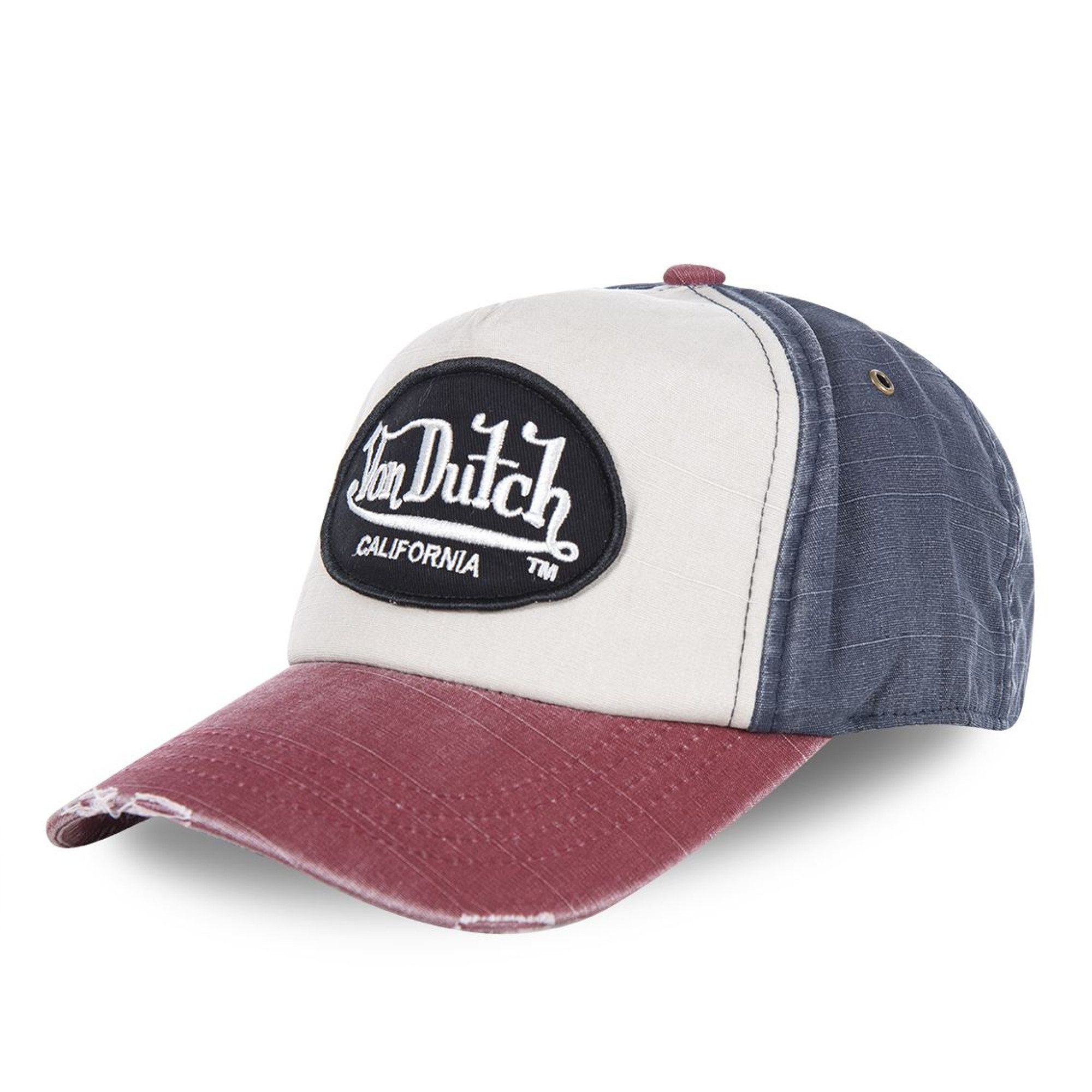 Von Dutch Baseball Cap Von Dutch Originals Baseball Cap - 3-TONE (Basecap, Basecap) Used-Look