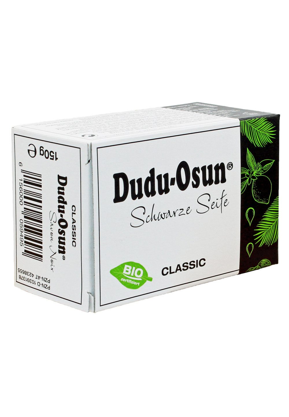 Dudu-Osun Handseife schwarze Seife, Classic aus Afrika Bio Zertifiziert mit Parfüm 150 g