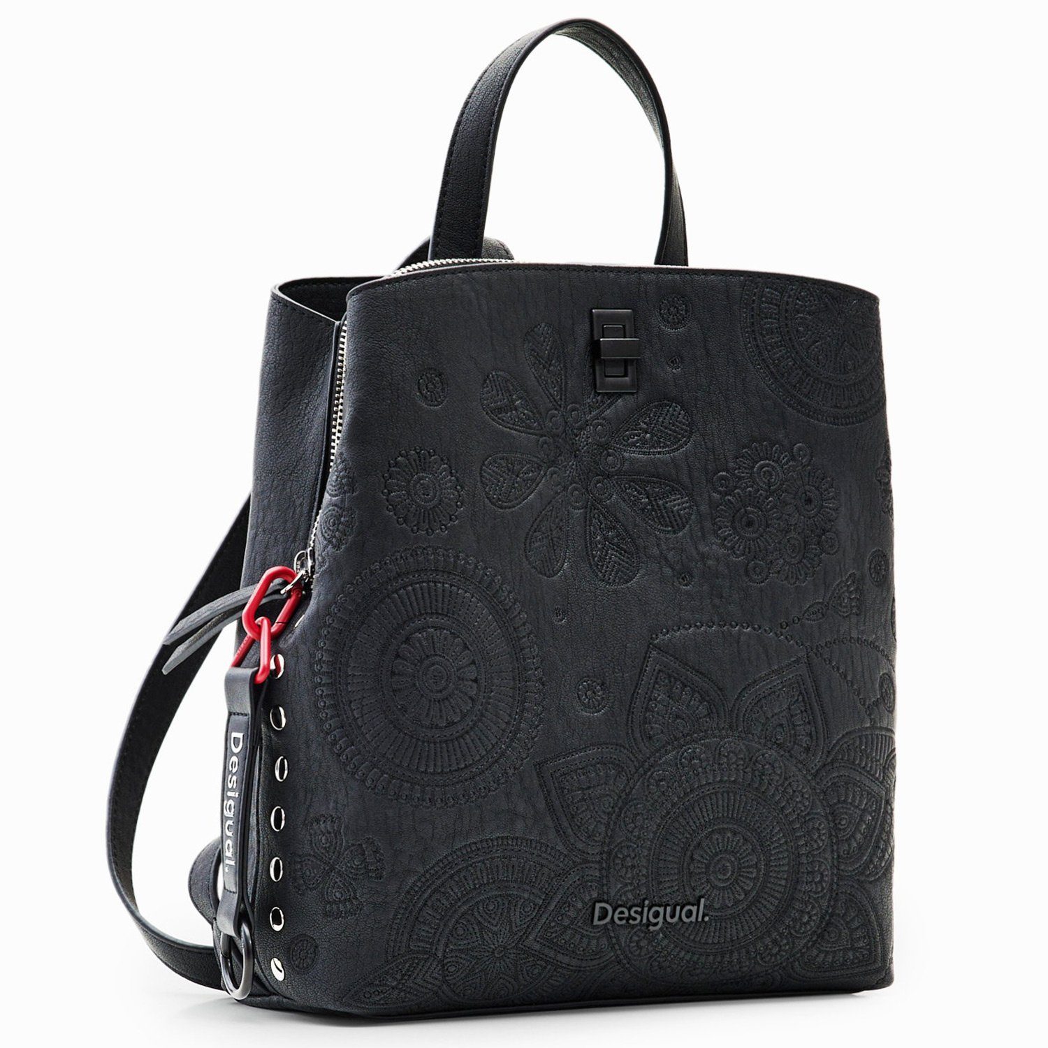 Desigual Umhängetasche Desigual Damen Rucksack Dejavu Sumy Mini Black (1, 1-tlg., 1)
