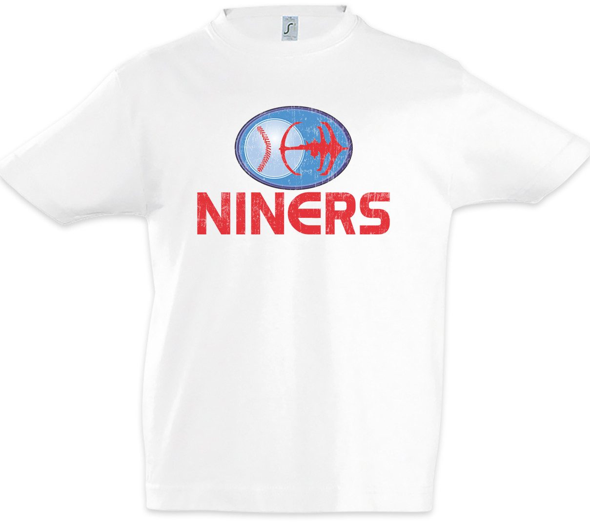 Print-Shirt Niners Kinder T-Shirt Star Logo Zeichen Sign Trek Baseball Mannschaft