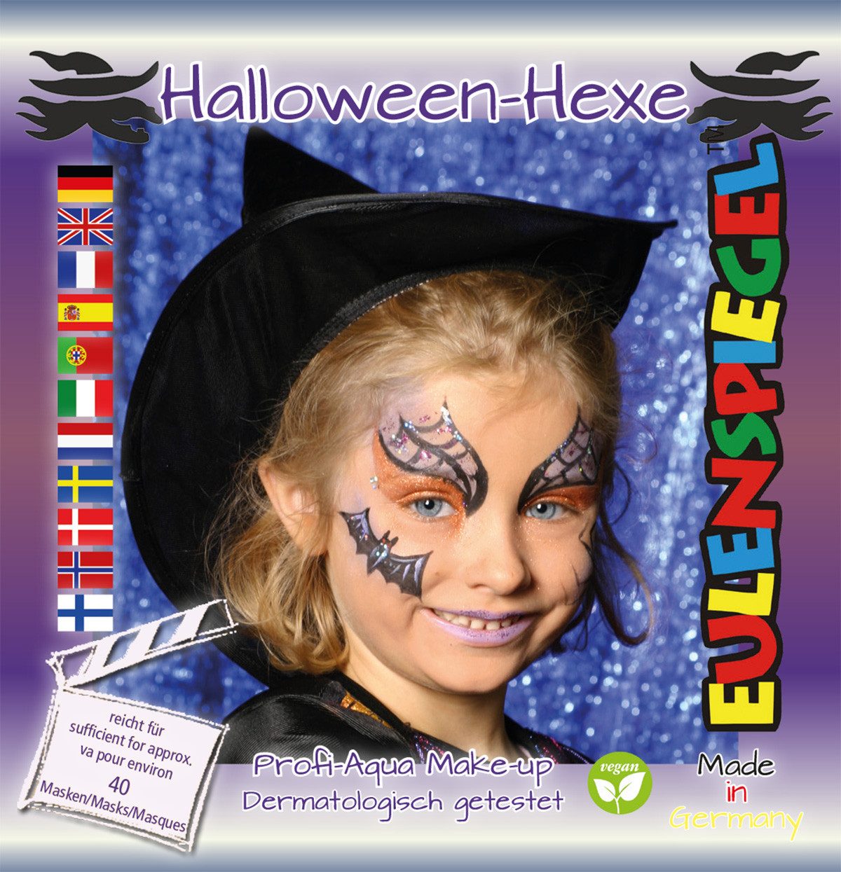 Eulenspiegel Theaterschminke Eulenspiegel Schmink-Set 'Halloween Hexe'