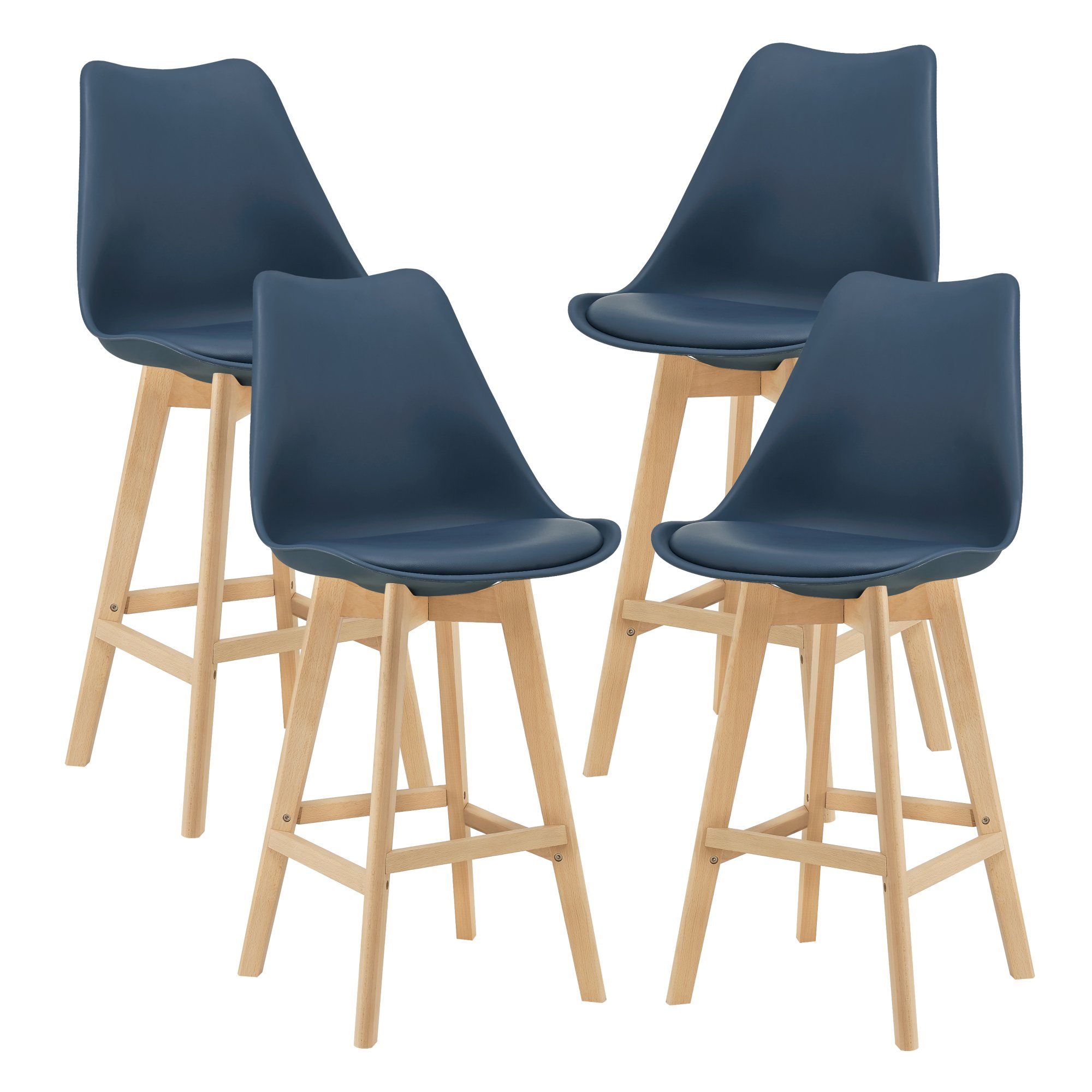 en.casa Barhocker (4 St), »Lublin« Barhocker günstig online kaufen