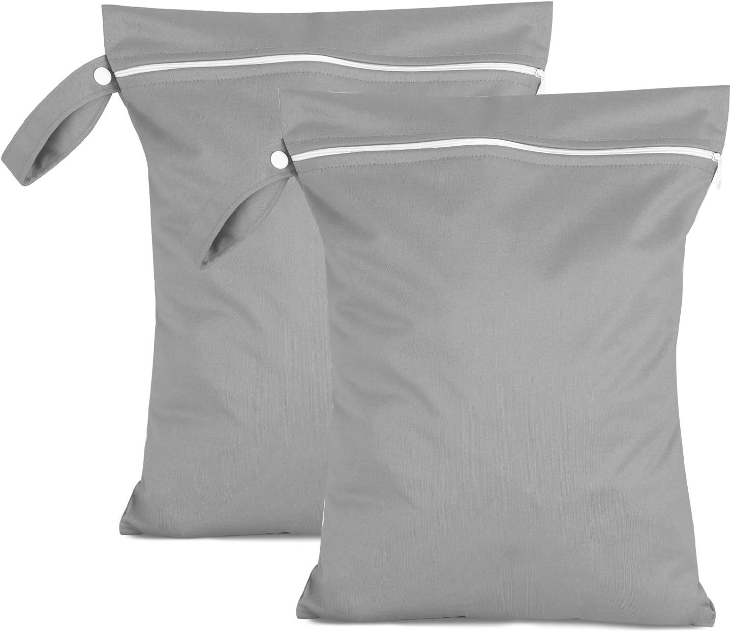 nsihing Wäschenetz 2 Stück Nasstasche,Wetbag Schwimmsachen wasserdichte Wet Bag,(Wiederverwendbar Schmutzige Kleidung Tasche Organiser mit Reißverschluss), für Badeanzüge, Strandtuch, Sportkleidung