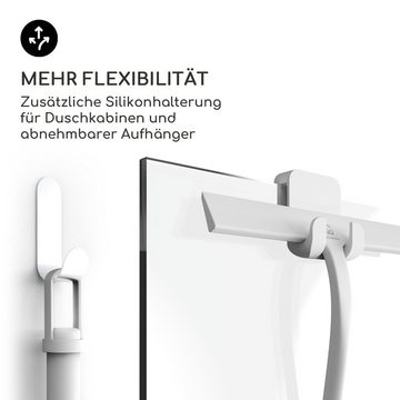 Gütewerk by blumfeldt Duschabzieher Blaze Duschabzieher 23 cm, (Set), Duschabzieher mit Silikonumhüllung Badzimmer Bad Sanitär