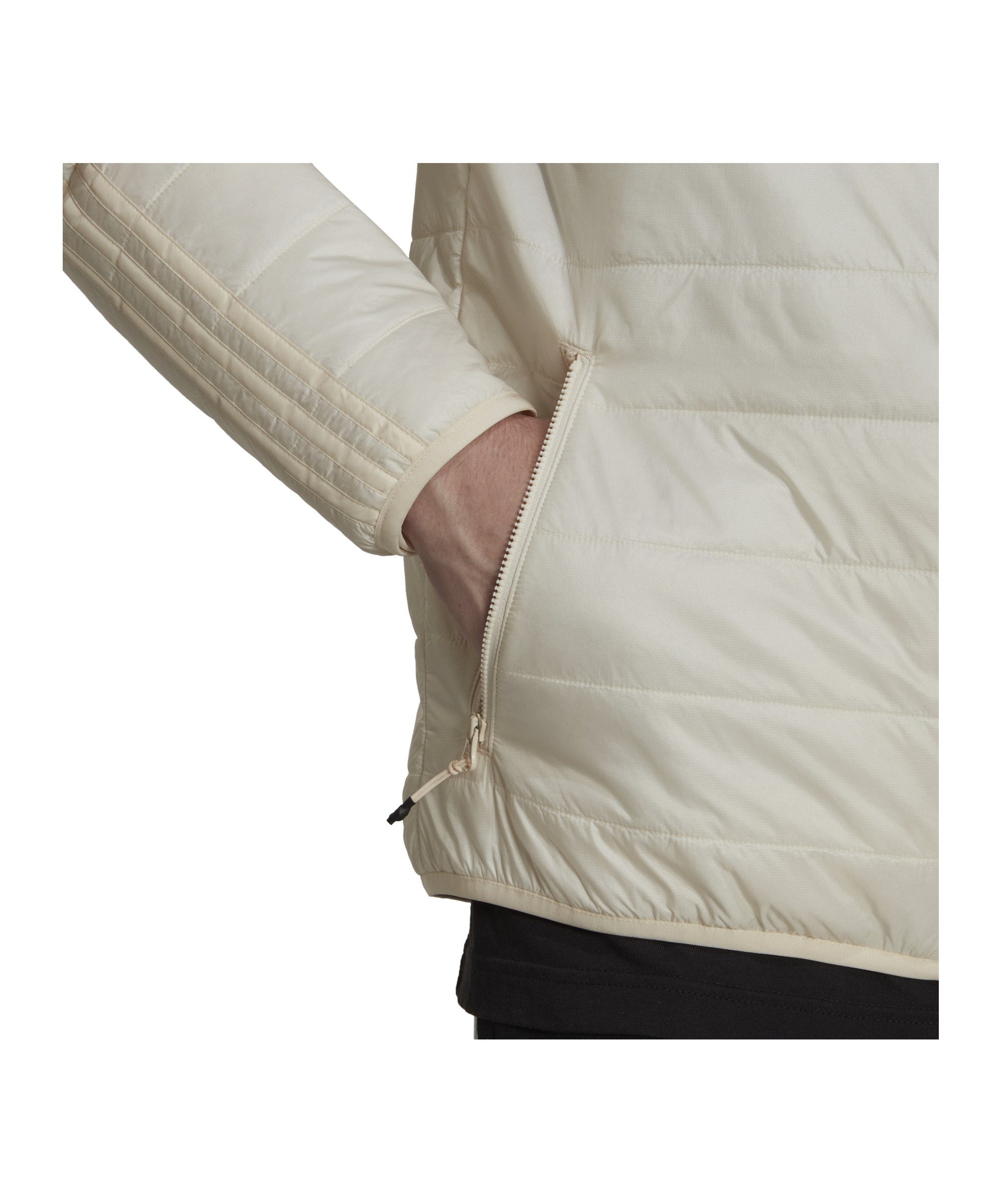 adidas Originals Sweatjacke adidas Originals Puff Kapuzenjacke Weiß Polyamid