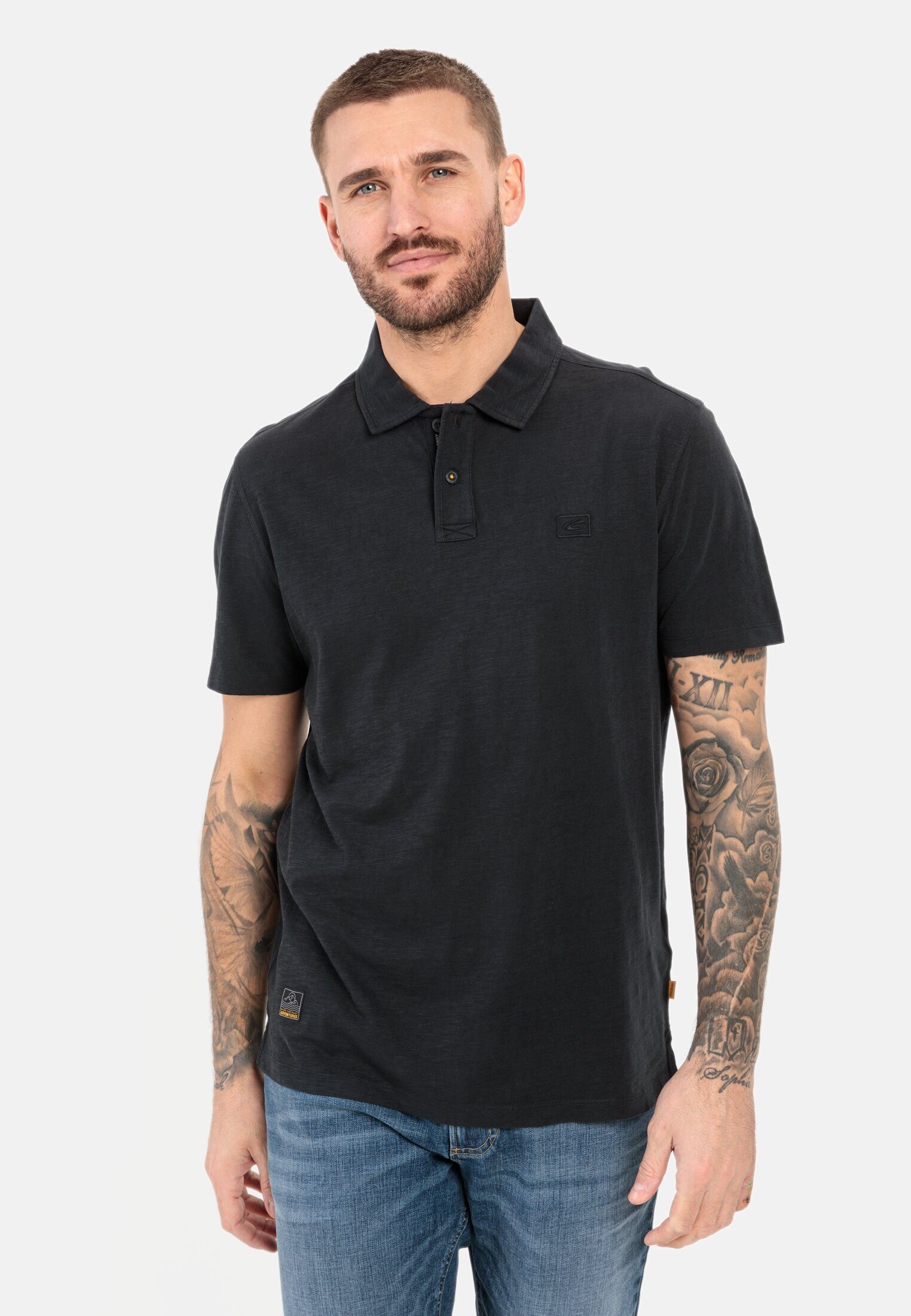 camel active Poloshirt aus zertifiziertem Organic Cotton Shirts_Poloshirt