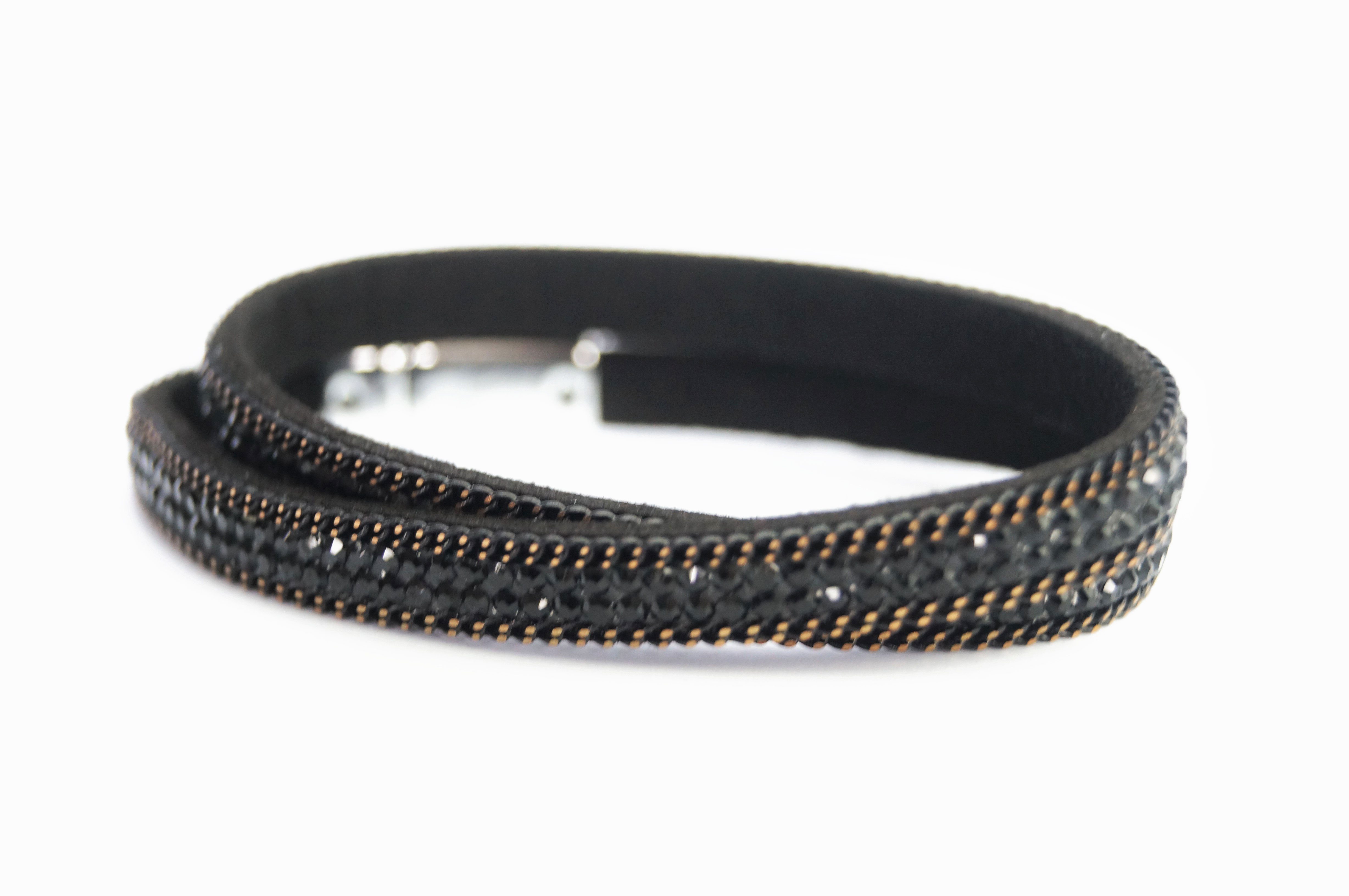 since Black FUNK Wickelarmband Magnetverschluss mit 1776 Look Doppel-Wickelarmband,